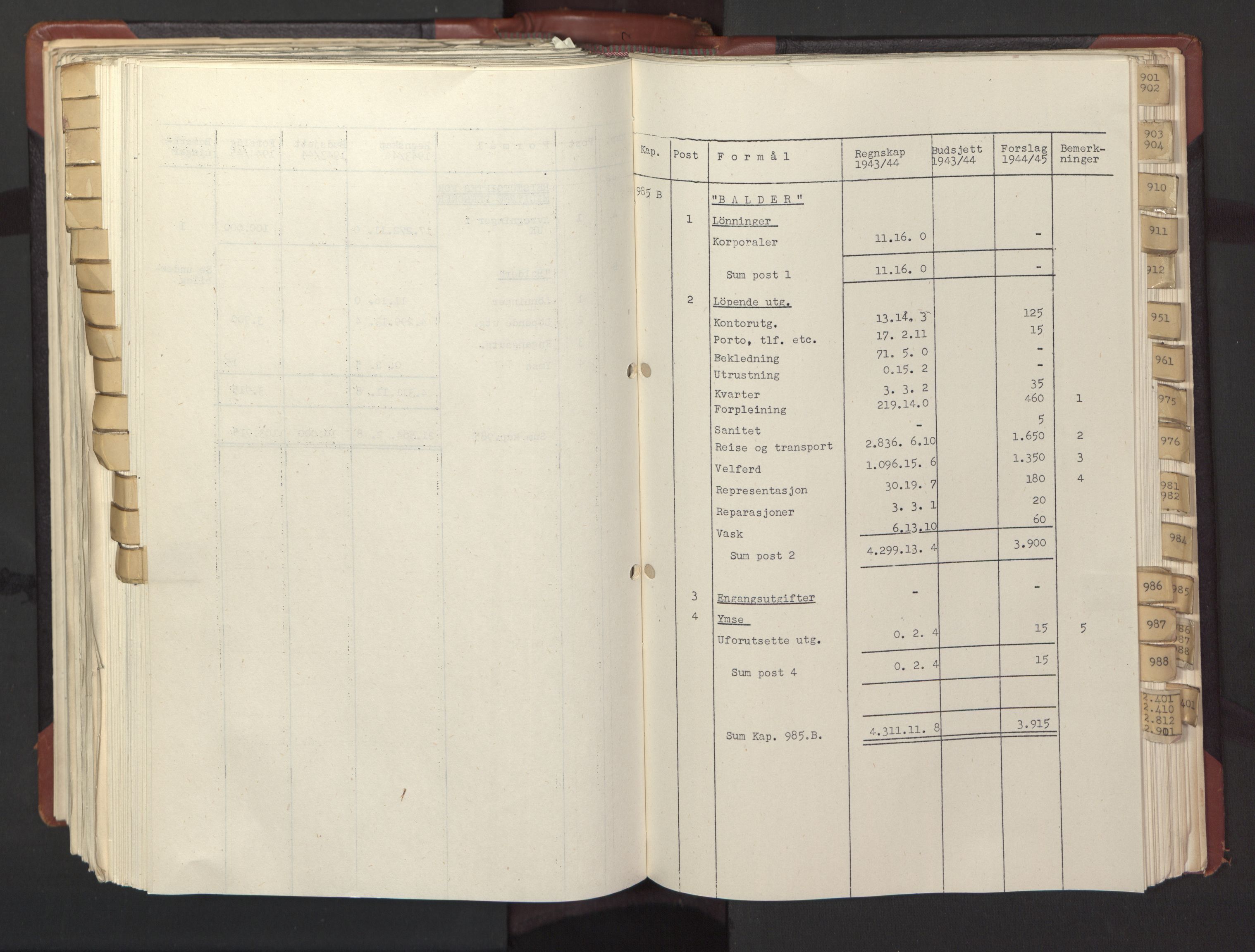 Statsrådssekretariatet, AV/RA-S-1001/A/Ac/L0126: Kgl. res. 12/1-25/5, 1945, s. 482