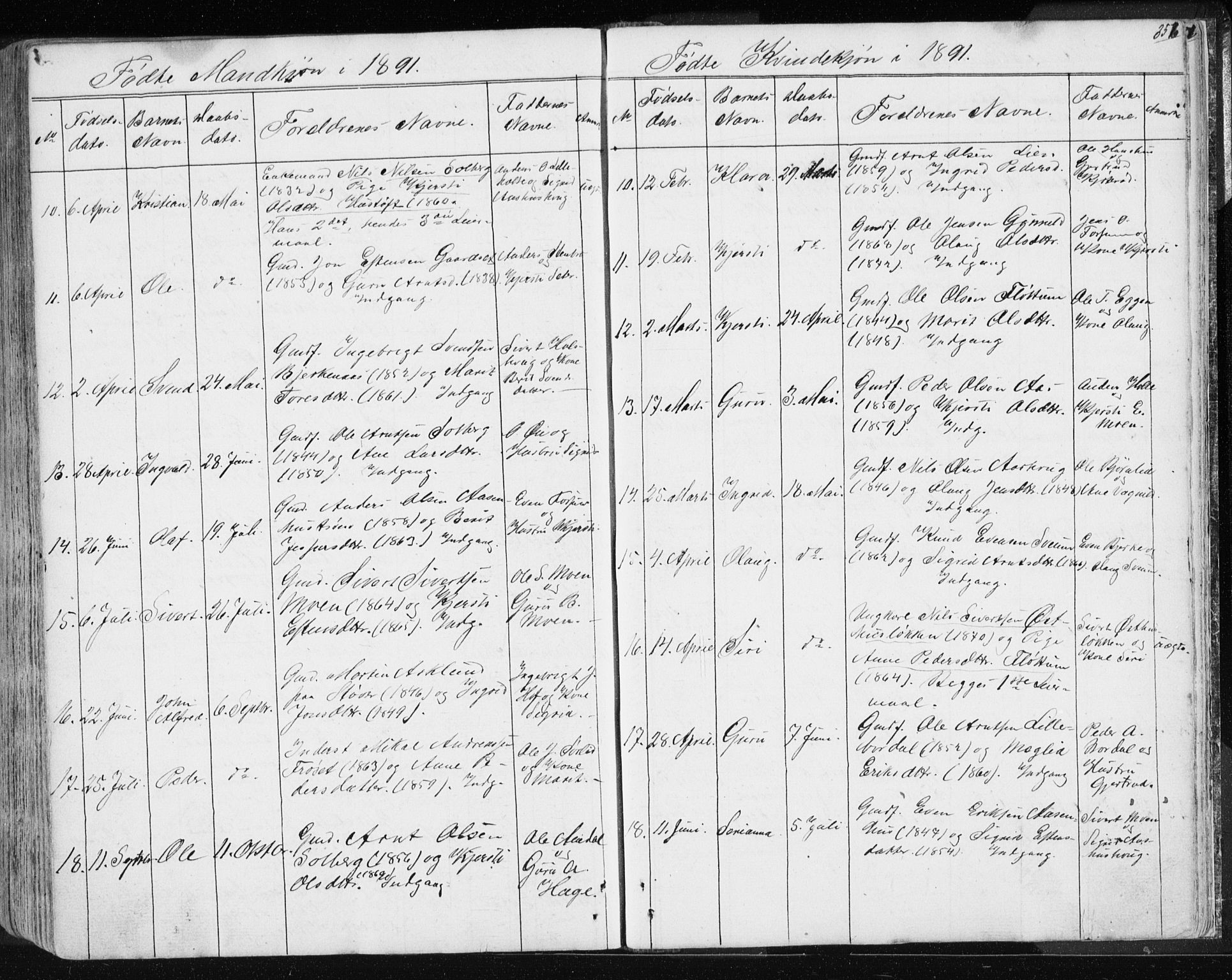 Ministerialprotokoller, klokkerbøker og fødselsregistre - Sør-Trøndelag, SAT/A-1456/689/L1043: Klokkerbok nr. 689C02, 1816-1892, s. 356