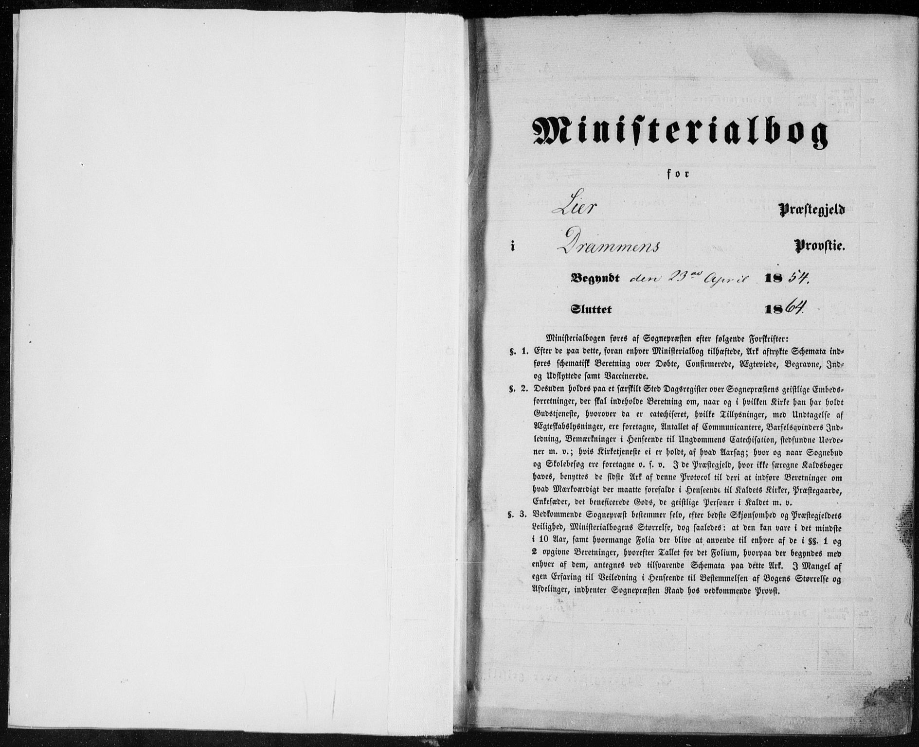 Lier kirkebøker, SAKO/A-230/F/Fa/L0012: Ministerialbok nr. I 12, 1854-1864