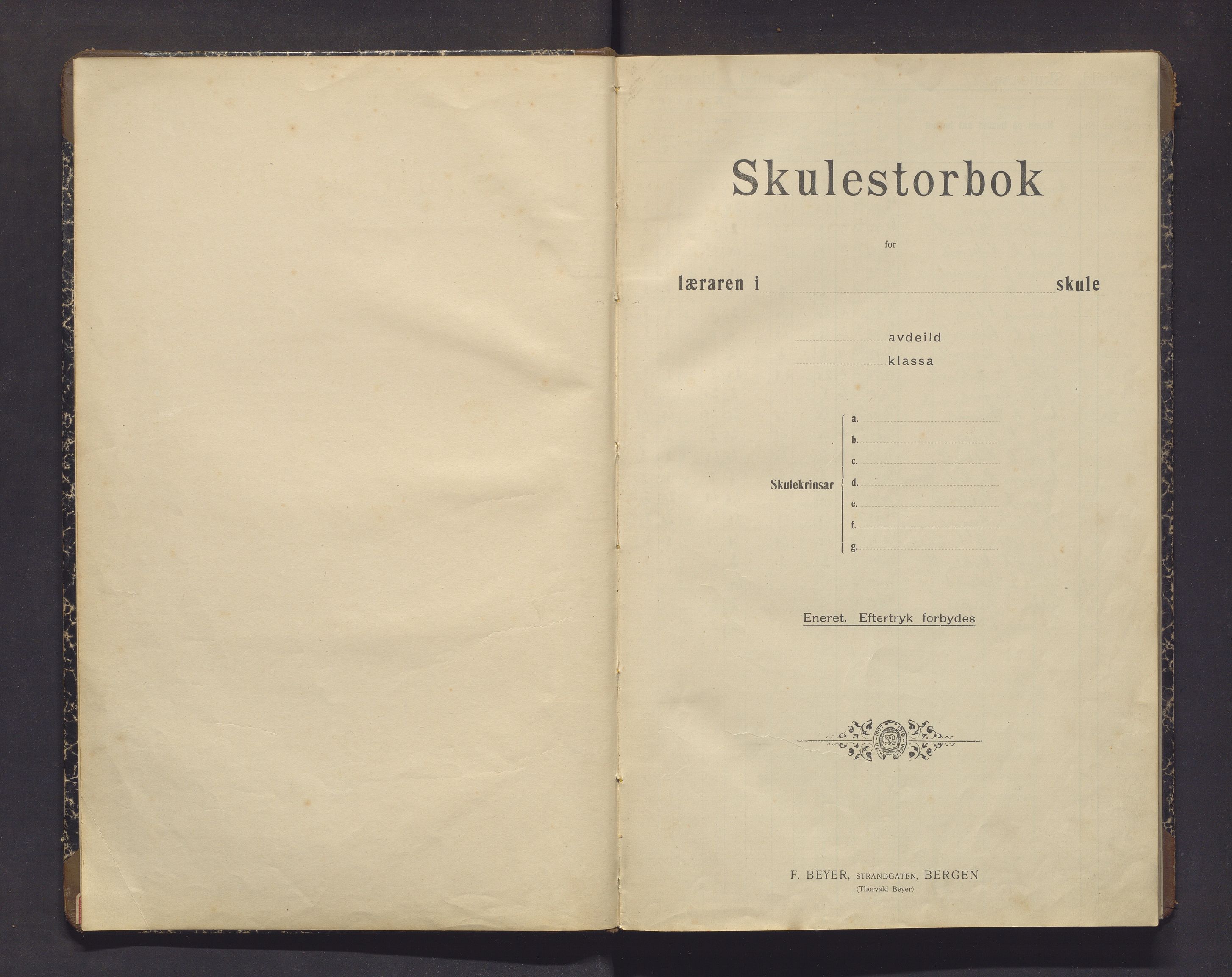 Lindås kommune. Barneskulane, IKAH/1263-231/F/Fa/L0032: Skuleprotokoll for Møksvold, Bergfjord og Fæste krinsar, 1917-1920