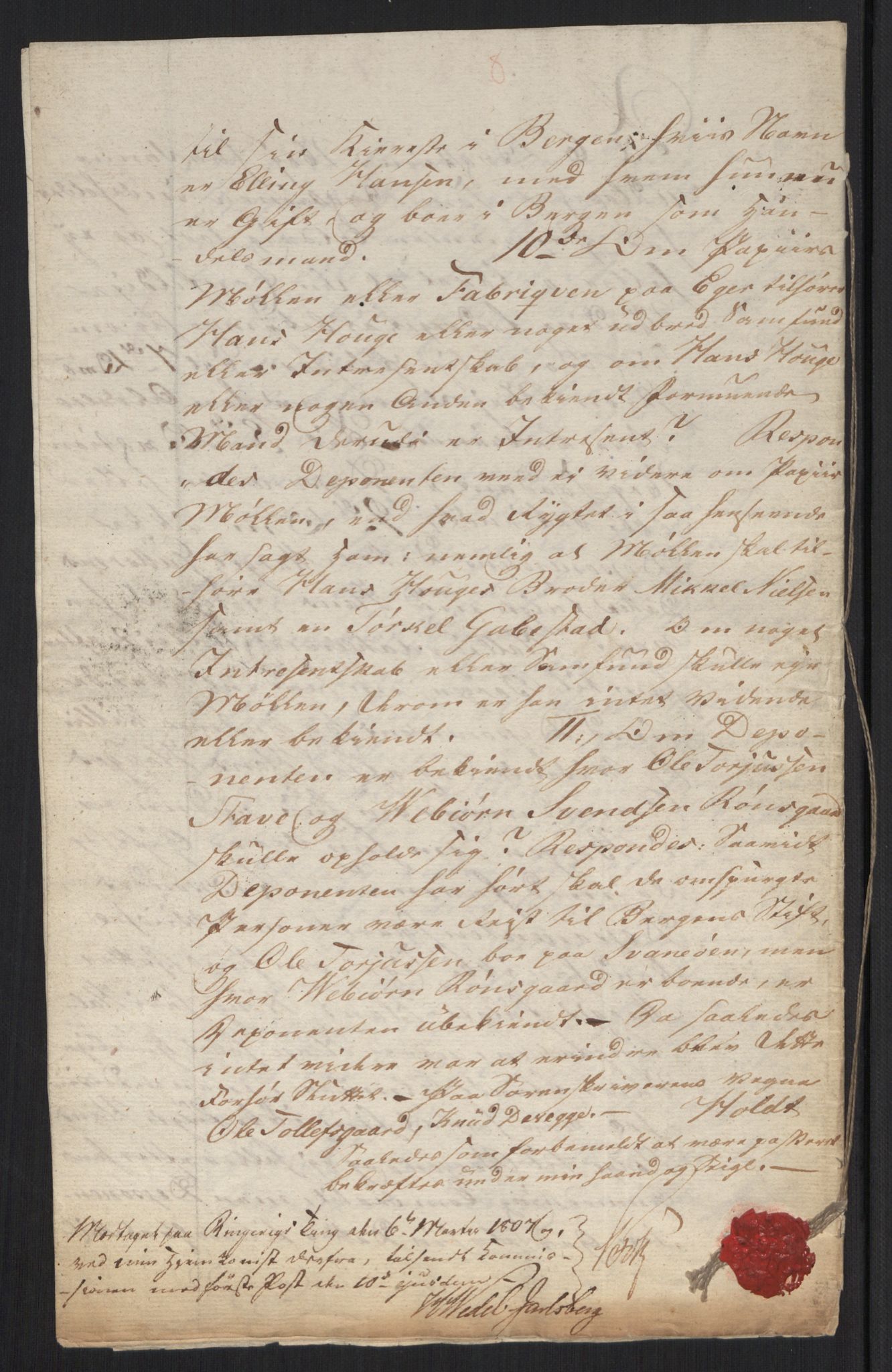 Justisdepartementet, Kommisjon i saken mot Hans Nielsen Hauge 1804, AV/RA-S-1151/D/L0004: Hans Nielsen Hauges sak, 1813, s. 549
