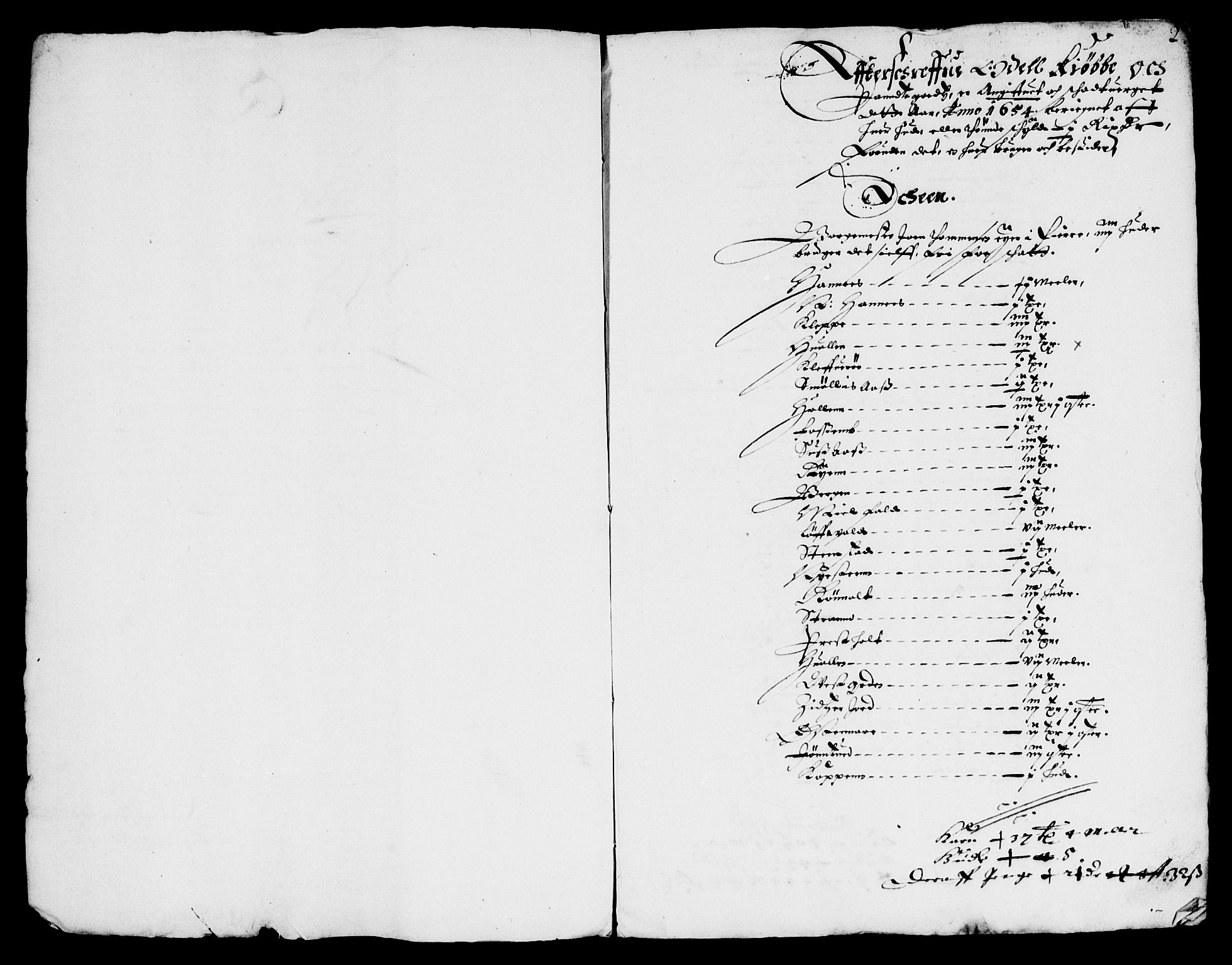 Rentekammeret inntil 1814, Reviderte regnskaper, Lensregnskaper, AV/RA-EA-5023/R/Rb/Rbp/L0041: Bratsberg len, 1654-1656