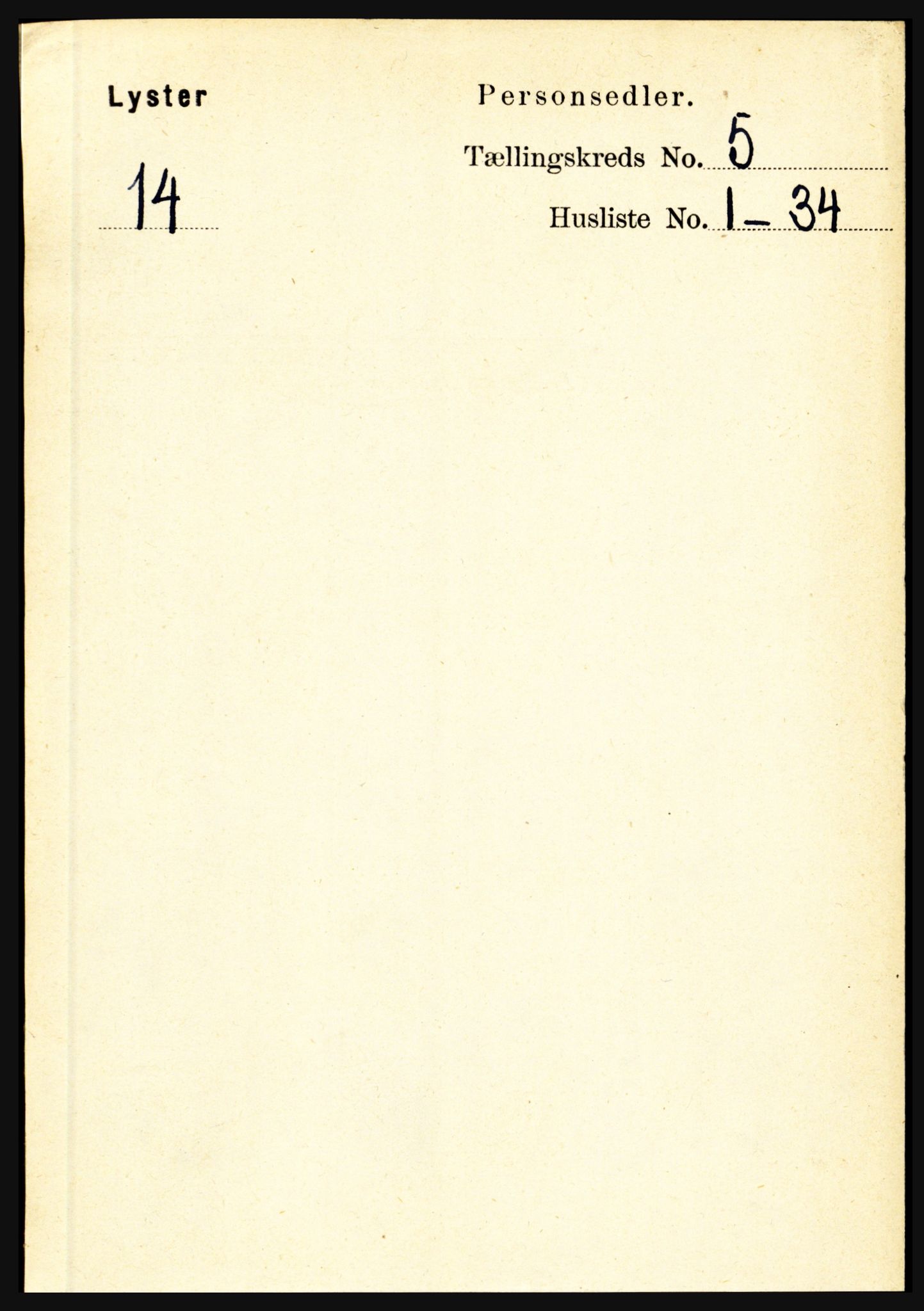 RA, Folketelling 1891 for 1426 Luster herred, 1891, s. 1589