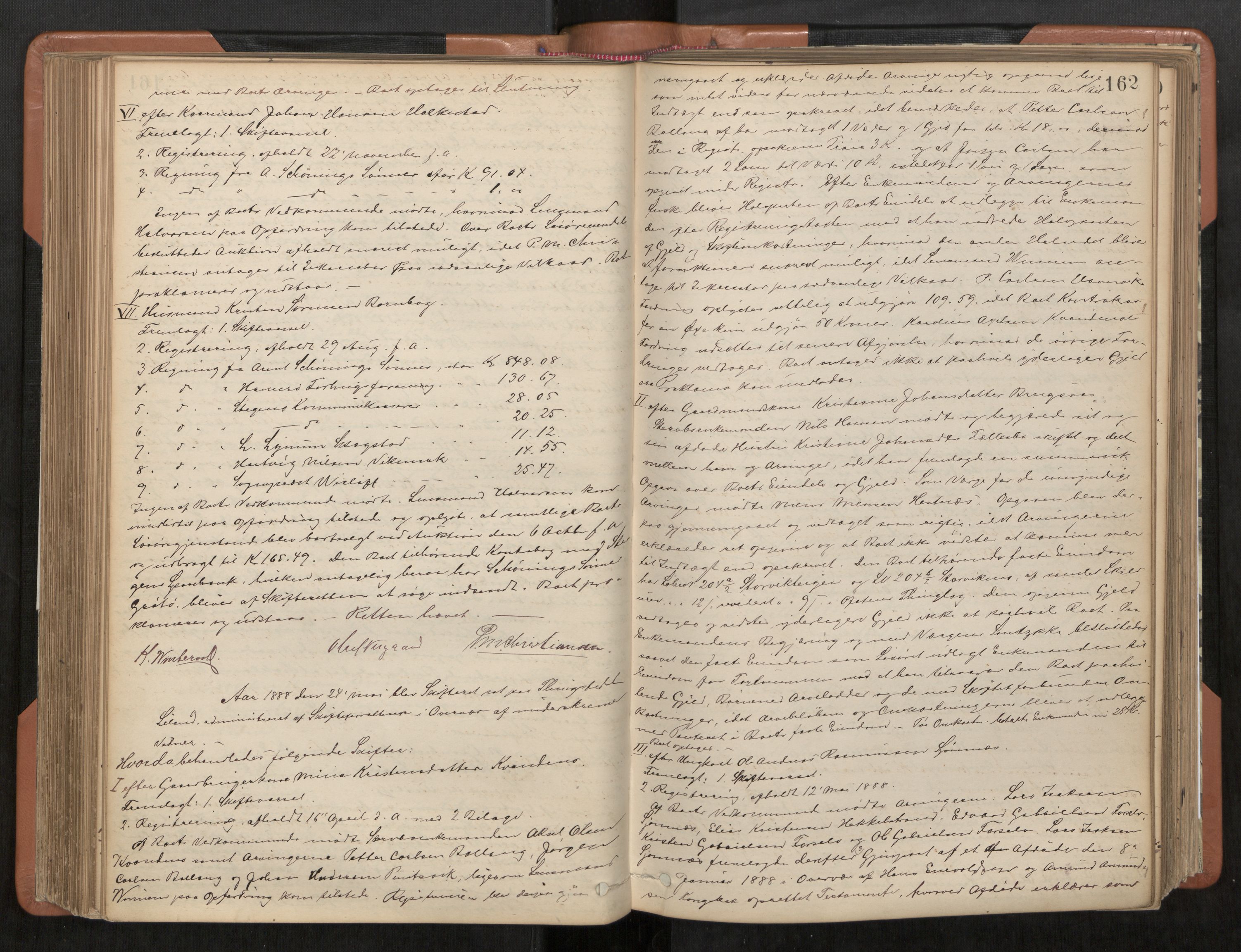 Steigen og Ofoten sorenskriveri, AV/SAT-A-0030/1/3/3B/L0001: Skiftebehandlingsprotokoll, 1879-1901, s. 162