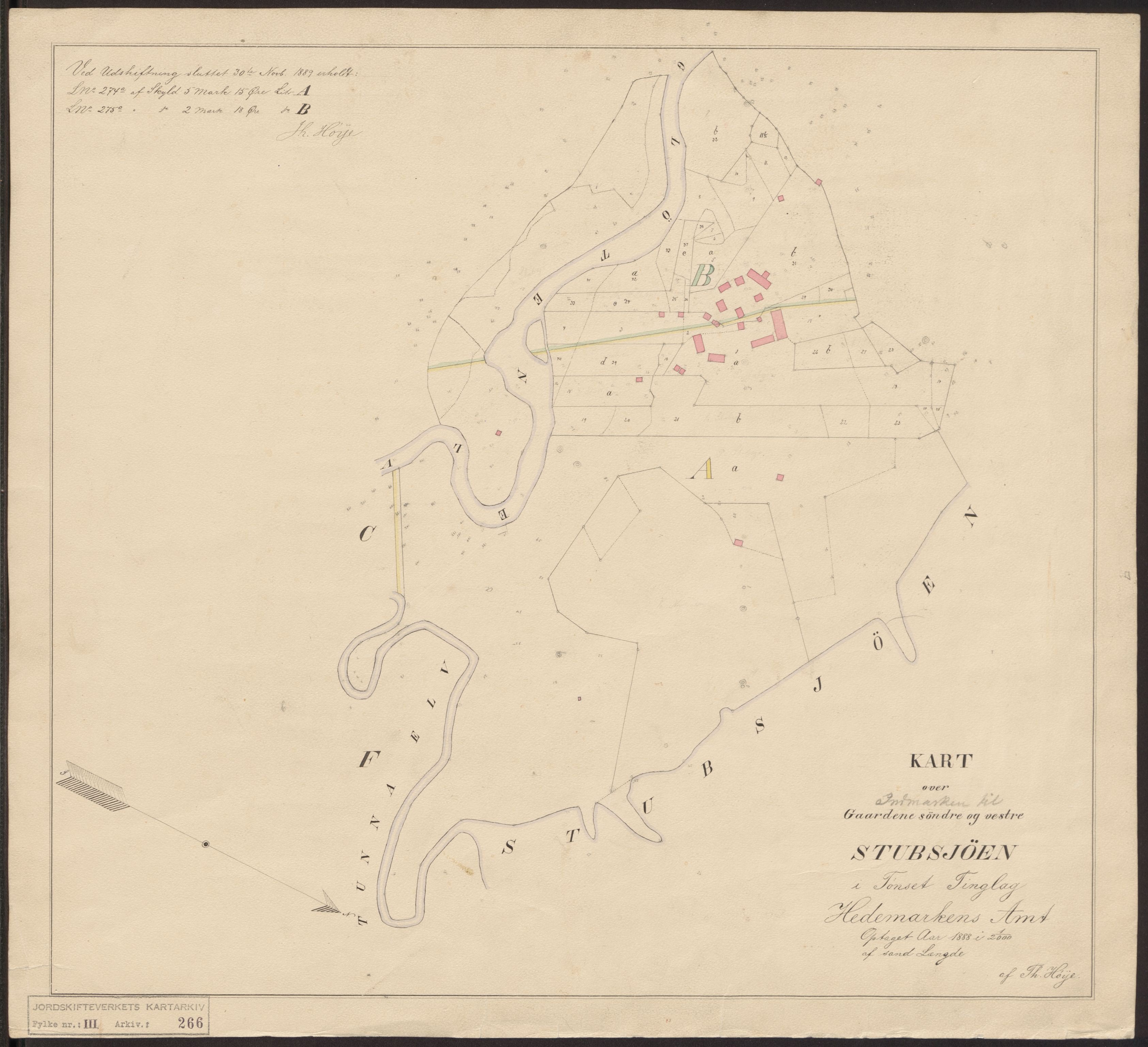 Jordskifteverkets kartarkiv, AV/RA-S-3929/T, 1859-1988, s. 439