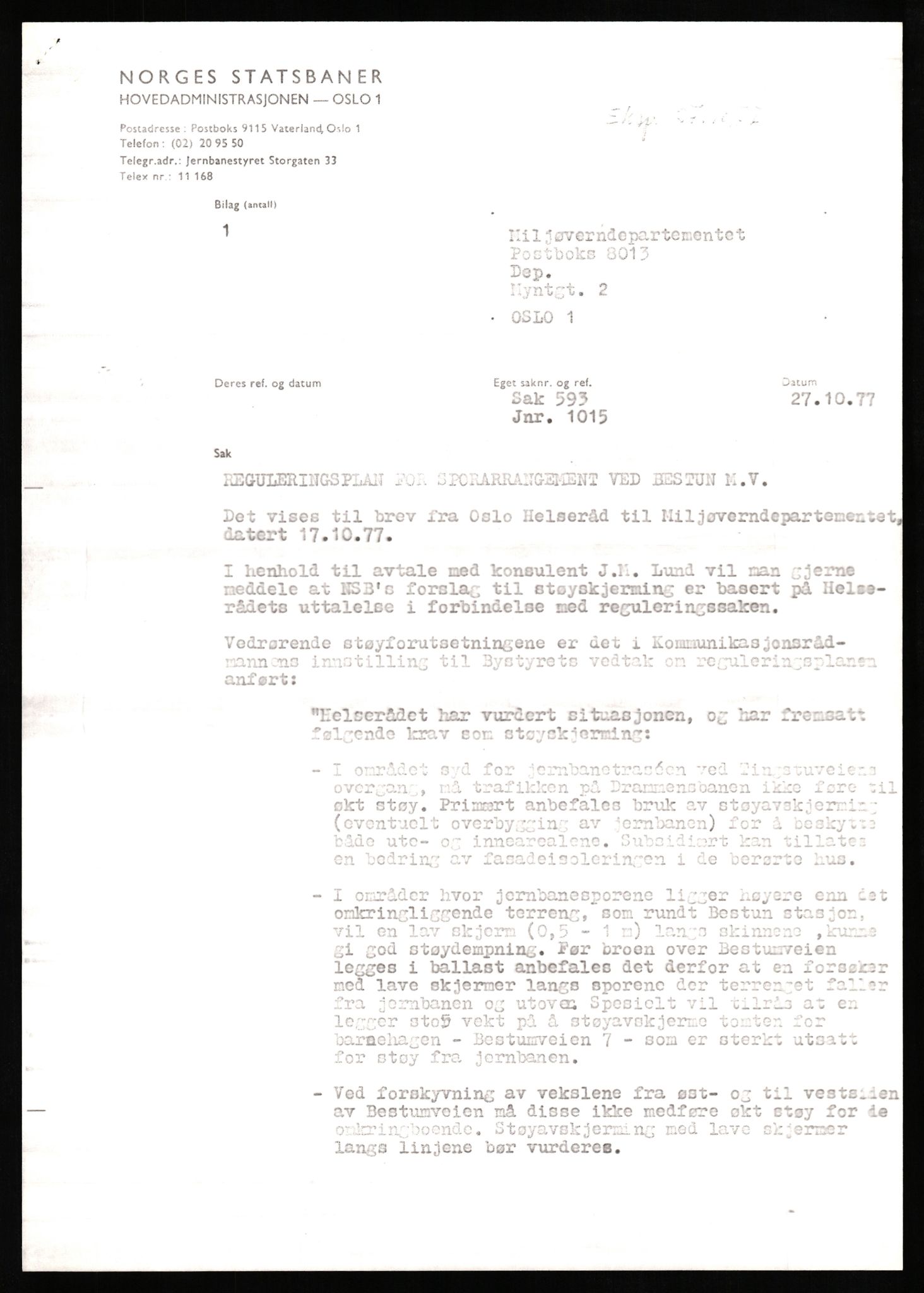 Norges statsbaner, Hovedadministrasjonen, Plankontoret for Oslo S, AV/RA-S-5410/D/L0171: Driftsbanegården. Øvrige driftsbanegårder, 1976-1978, s. 11