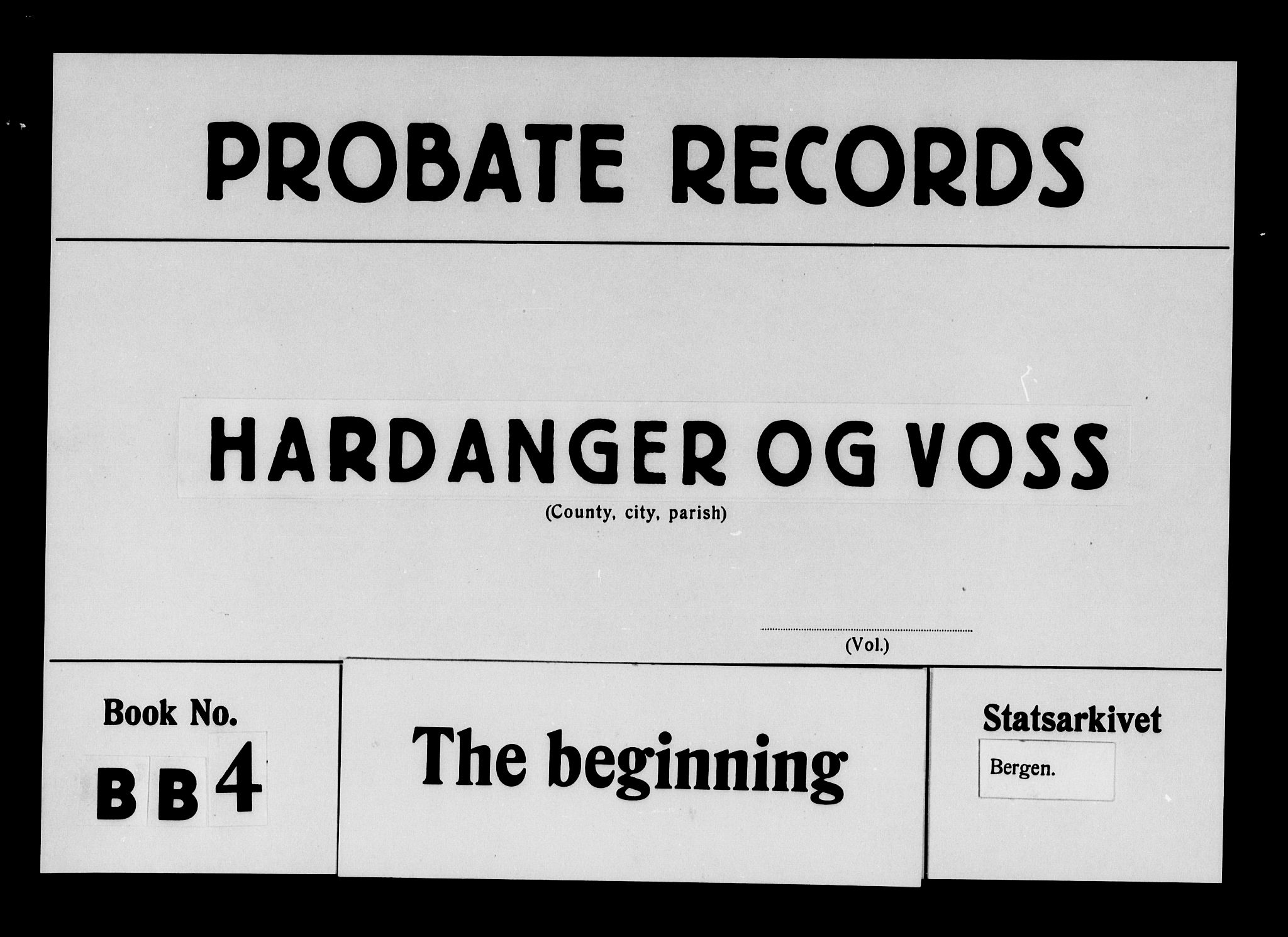 Hardanger og Voss sorenskriveri, AV/SAB-A-2501/4/4A/4Ae/L0004: Skifterettsprotokoll for Voss, 1856-1881