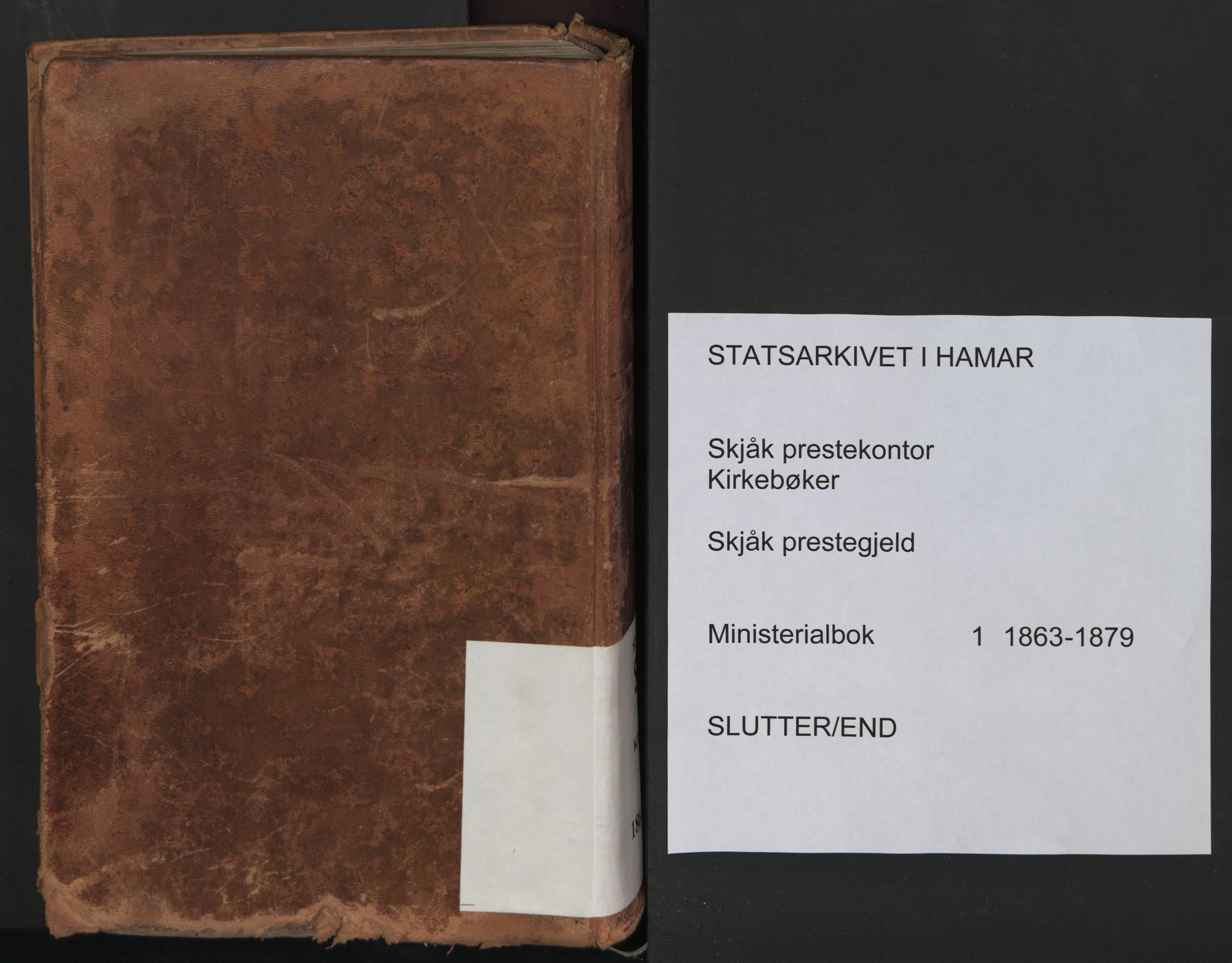 Skjåk prestekontor, SAH/PREST-072/H/Ha/Haa/L0001: Ministerialbok nr. 1, 1863-1879