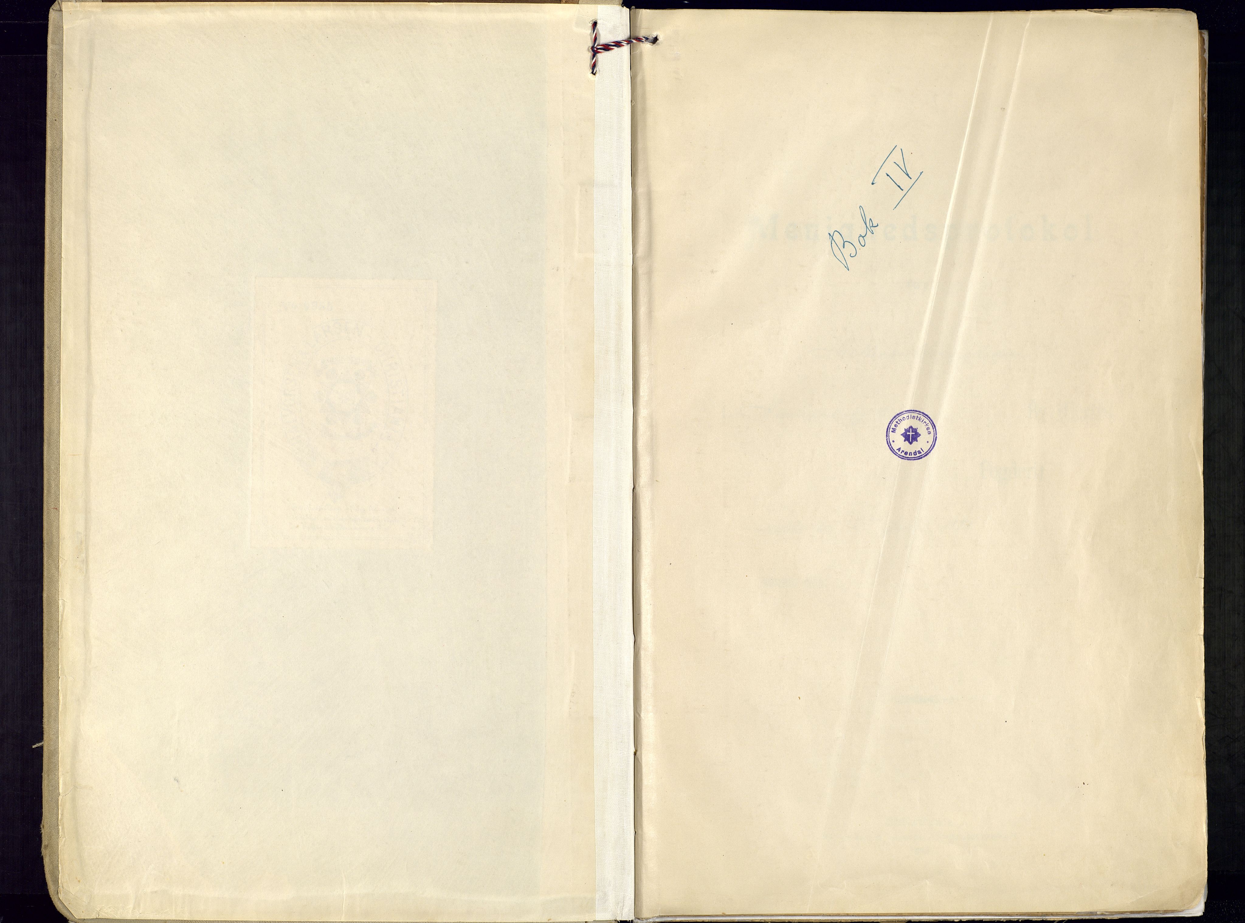 Metodistmenigheten, Arendal, AV/SAK-1292-0011/F/Fa/L0005: Dissenterprotokoll nr. 5, 1892-1942