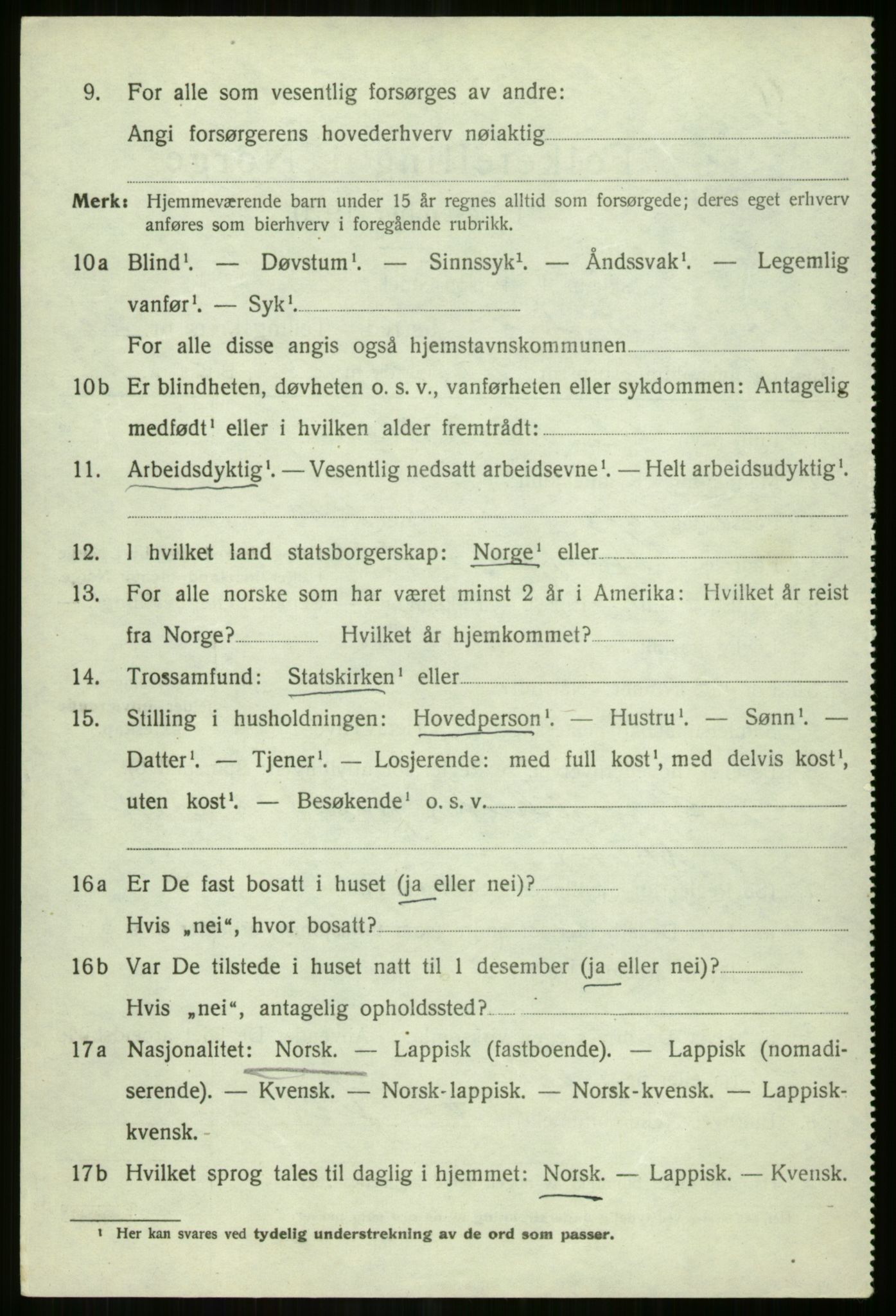 SATØ, Folketelling 1920 for 1934 Tromsøysund herred, 1920, s. 10697