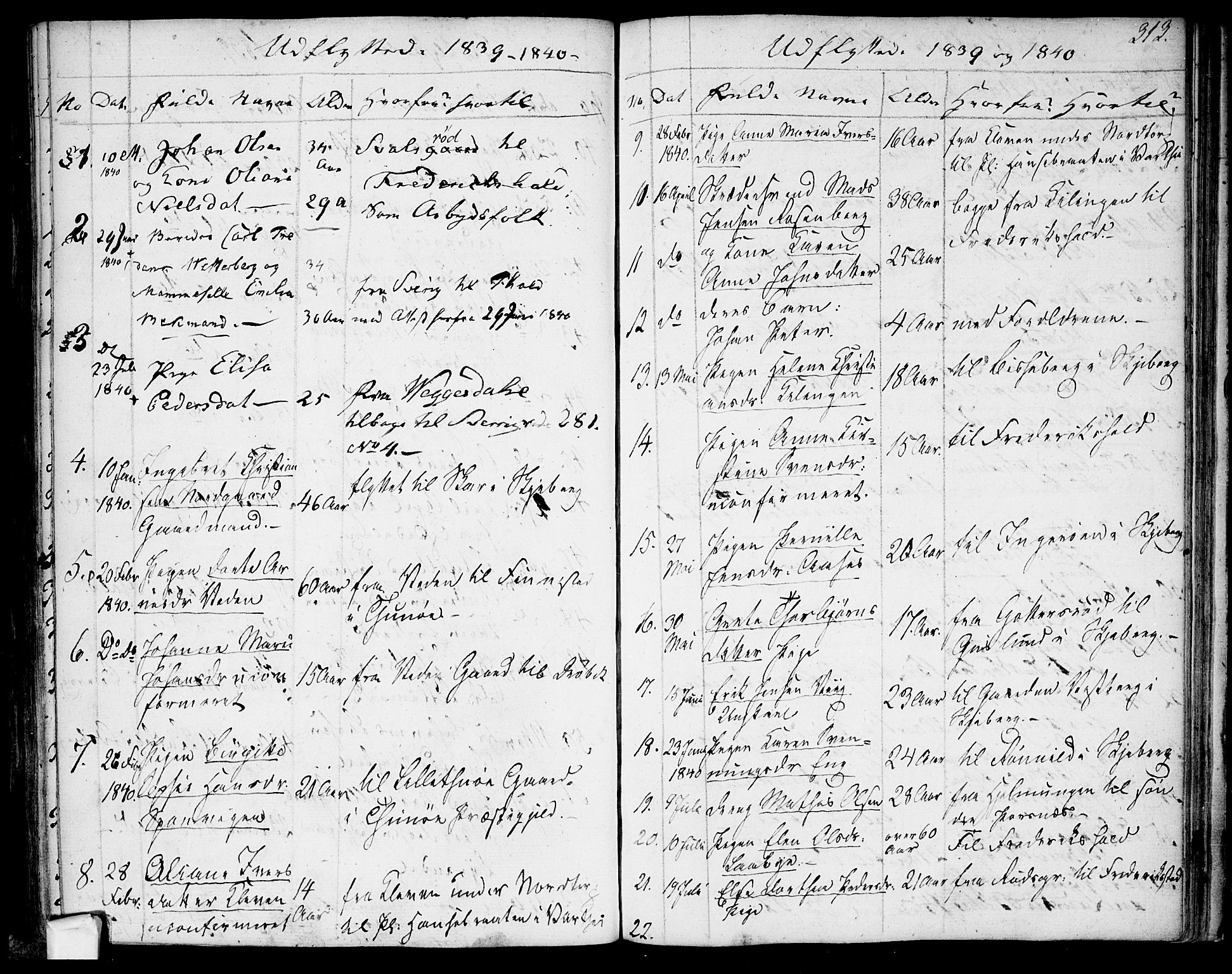 Berg prestekontor Kirkebøker, AV/SAO-A-10902/F/Fa/L0003: Ministerialbok nr. I 3, 1832-1842, s. 313