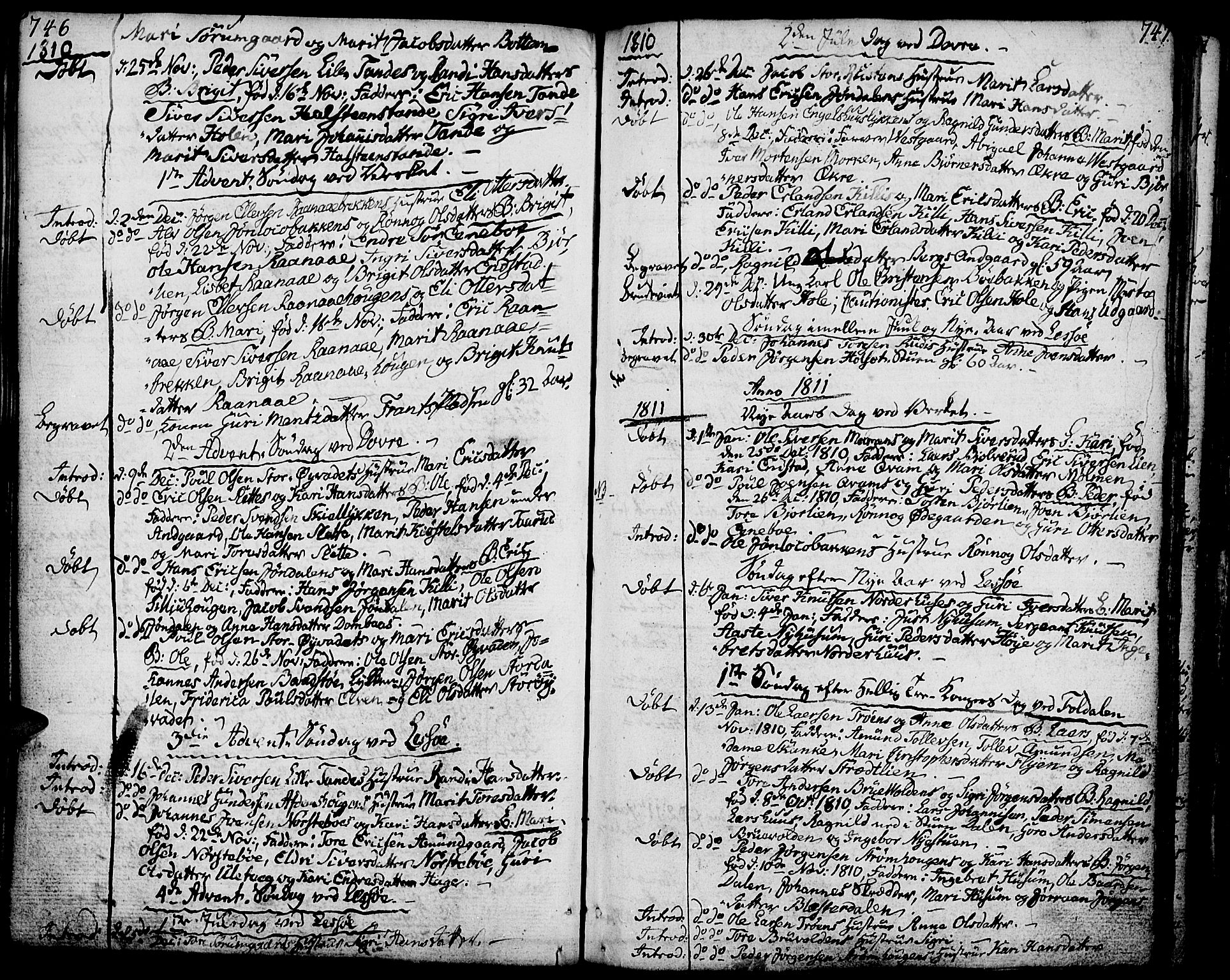 Lesja prestekontor, AV/SAH-PREST-068/H/Ha/Haa/L0003: Ministerialbok nr. 3, 1777-1819, s. 746-747