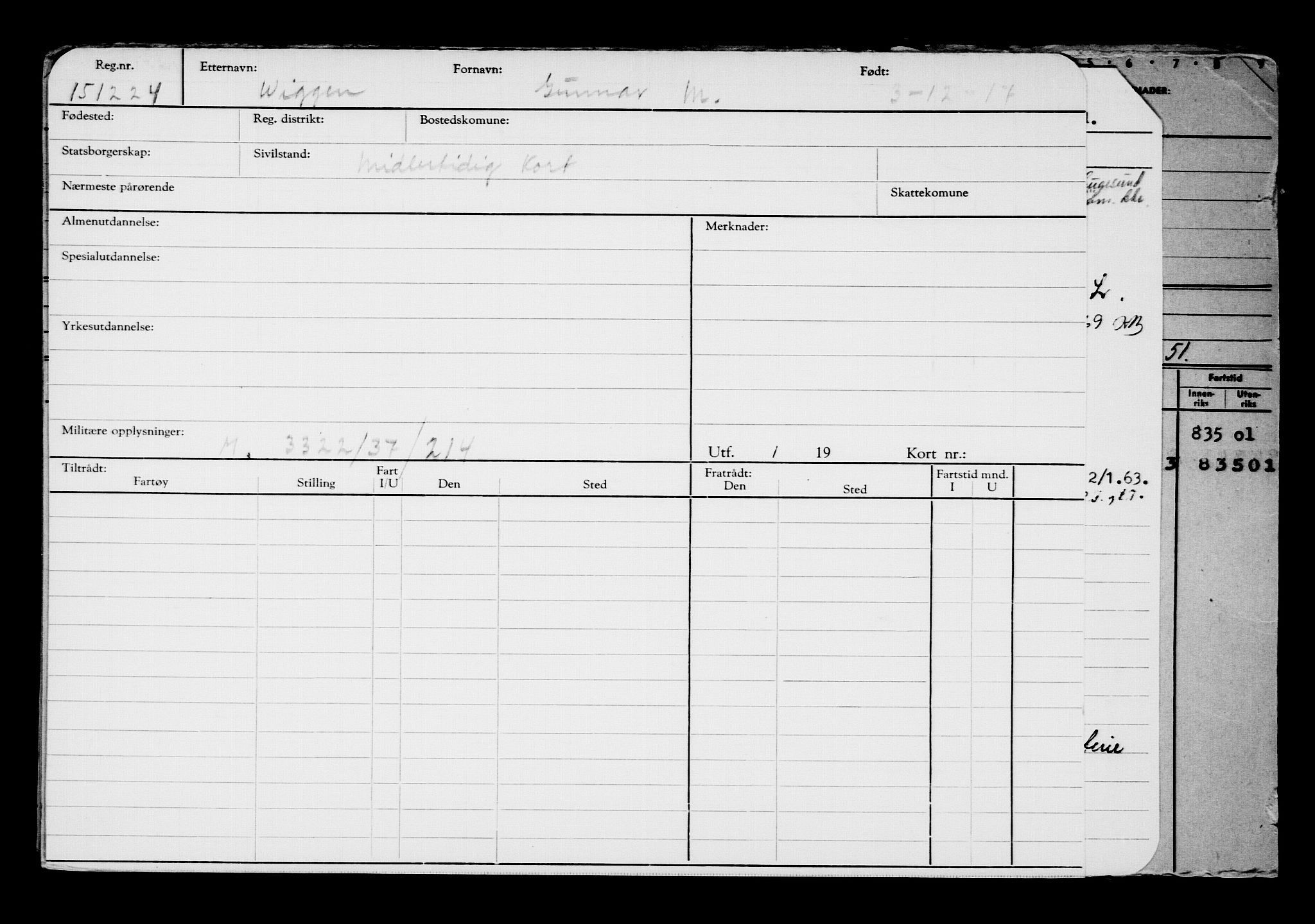 Direktoratet for sjømenn, AV/RA-S-3545/G/Gb/L0153: Hovedkort, 1917, s. 575