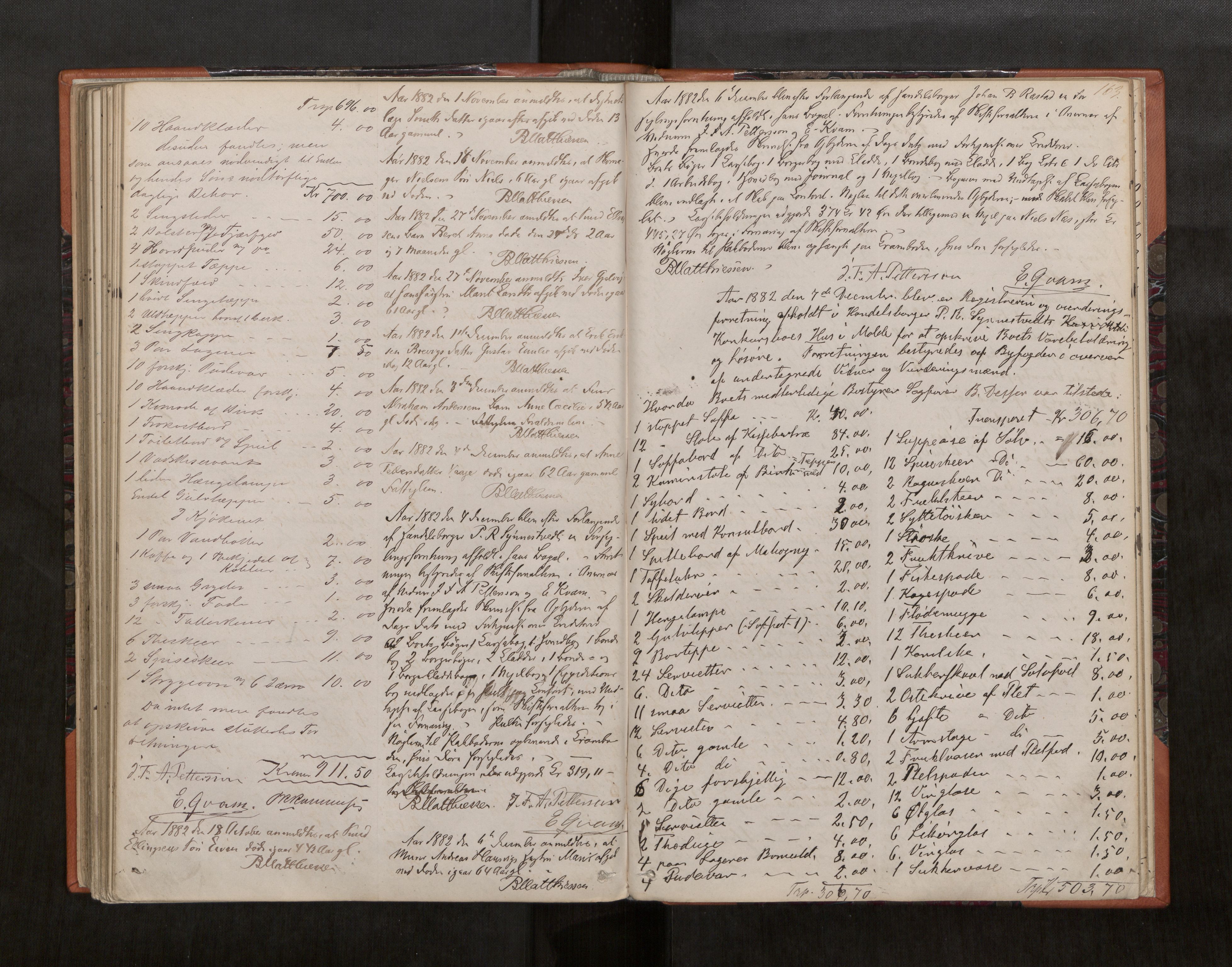 Molde byfogd, AV/SAT-A-0025/3/3C/L0002: Skifteregistreringsprotokoll, 1867-1883, s. 163