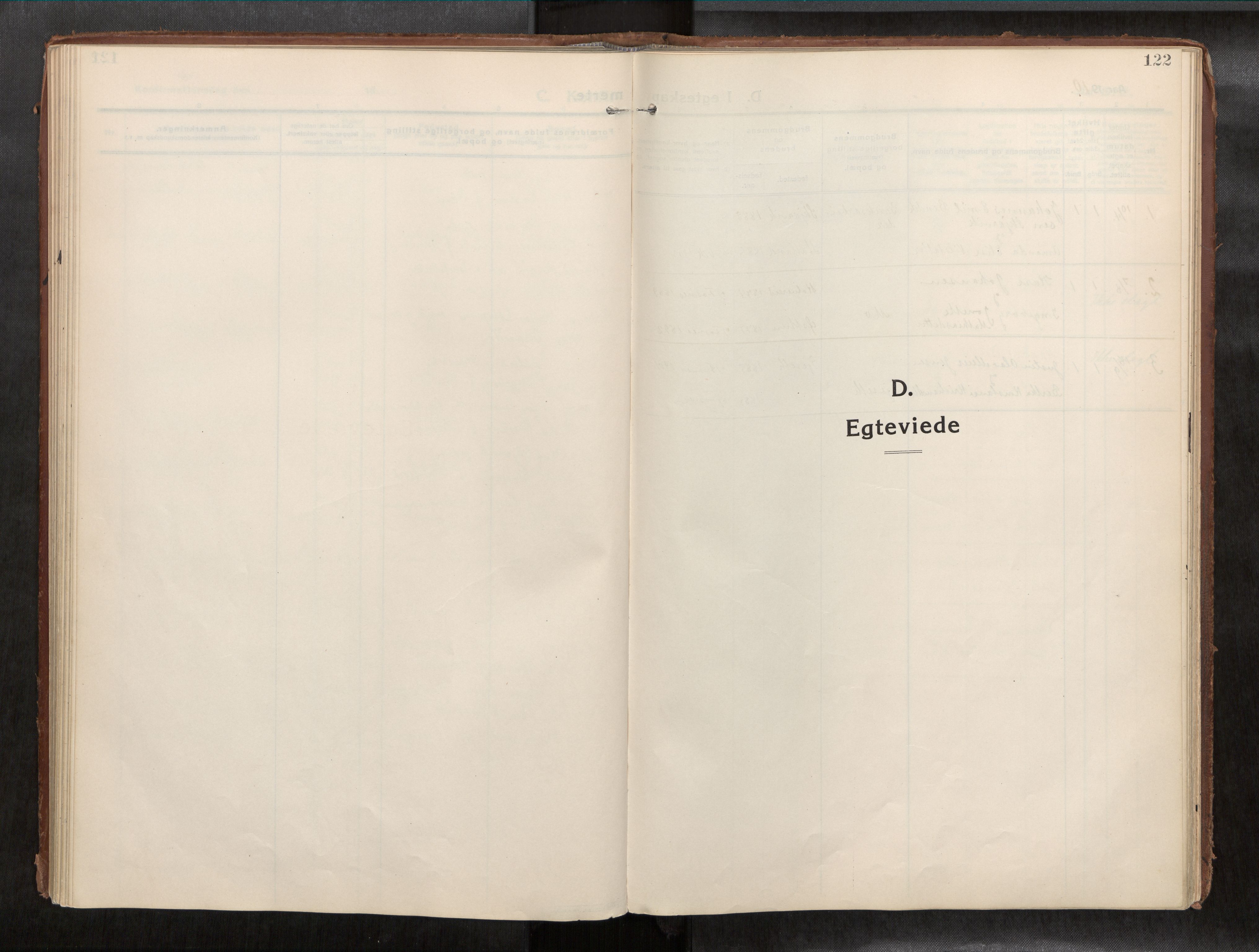 Ministerialprotokoller, klokkerbøker og fødselsregistre - Nord-Trøndelag, AV/SAT-A-1458/773/L0624a: Ministerialbok nr. 773A16, 1910-1936, s. 122