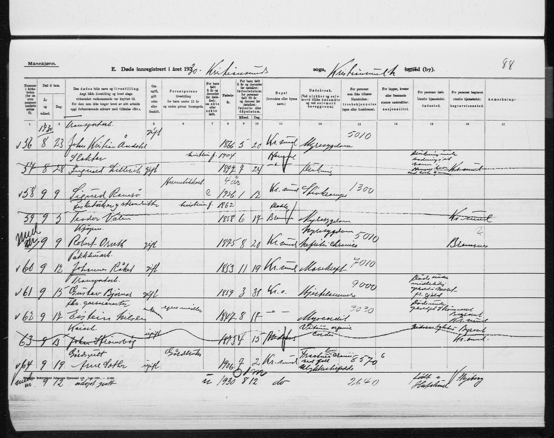 Ministerialprotokoller, klokkerbøker og fødselsregistre - Møre og Romsdal, AV/SAT-A-1454/572/L0863: Ministerialbok nr. 572D07, 1917-1935