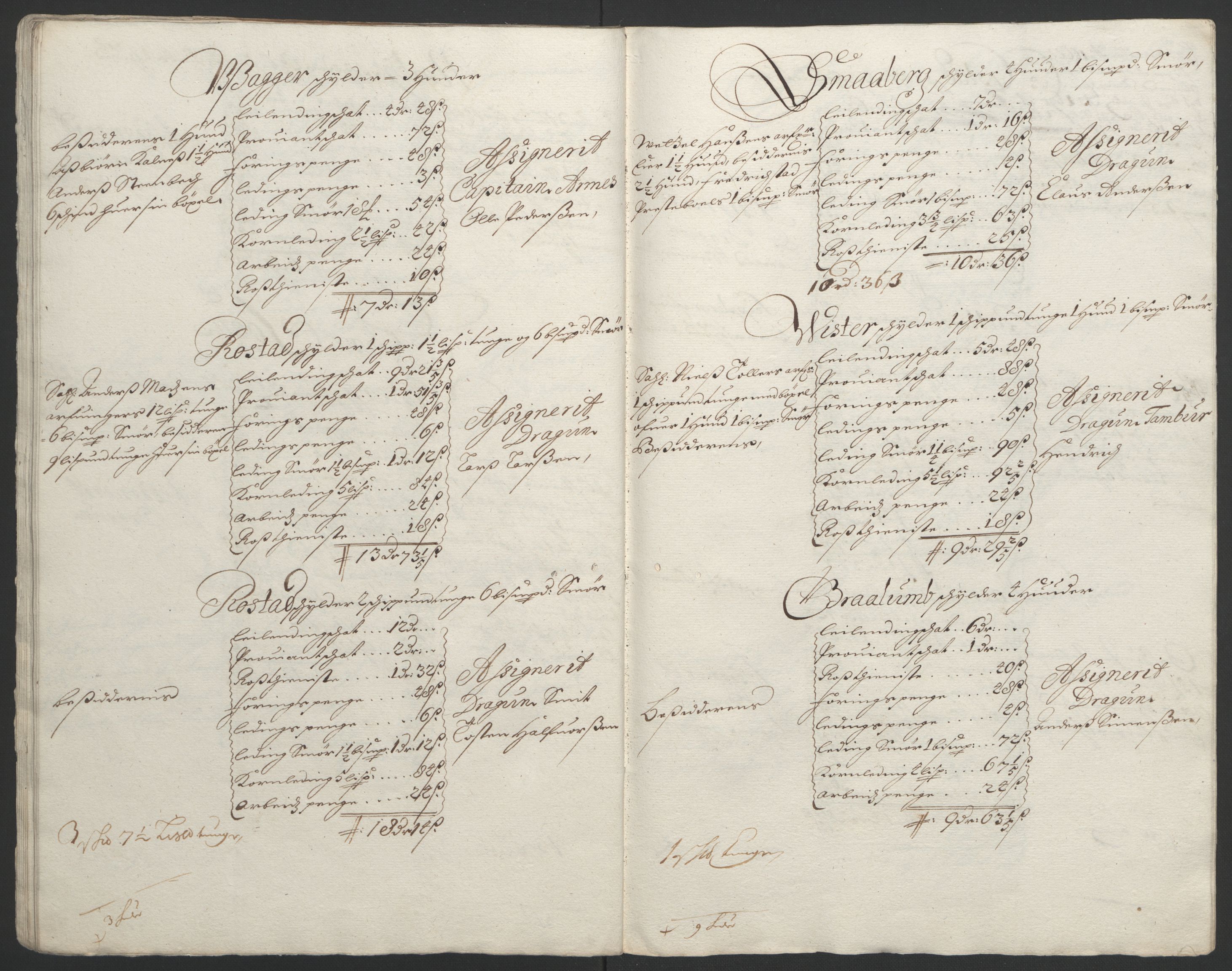 Rentekammeret inntil 1814, Reviderte regnskaper, Fogderegnskap, AV/RA-EA-4092/R04/L0122: Fogderegnskap Moss, Onsøy, Tune, Veme og Åbygge, 1695, s. 343