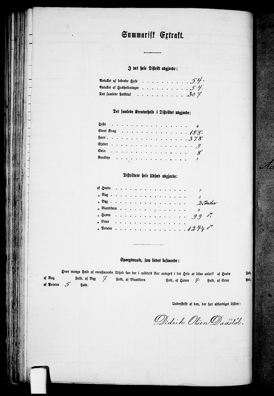 RA, Folketelling 1865 for 1042L Flekkefjord prestegjeld, Nes sokn og Hidra sokn, 1865, s. 76