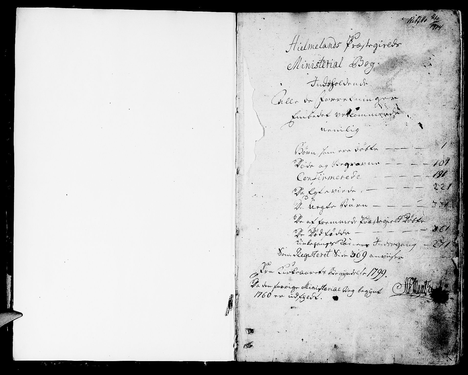 Hjelmeland sokneprestkontor, SAST/A-101843/01/IV/L0002: Ministerialbok nr. A 2, 1799-1816