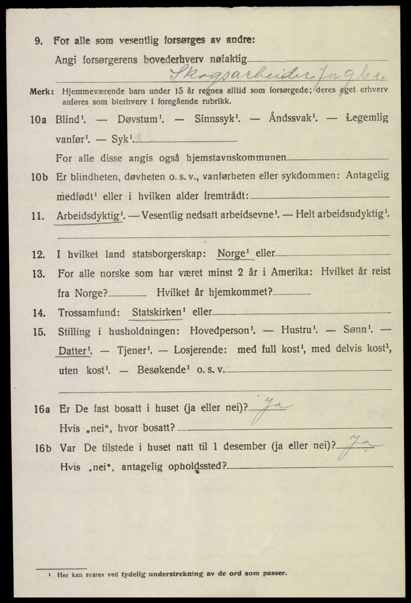 SAK, Folketelling 1920 for 0919 Froland herred, 1920, s. 4900