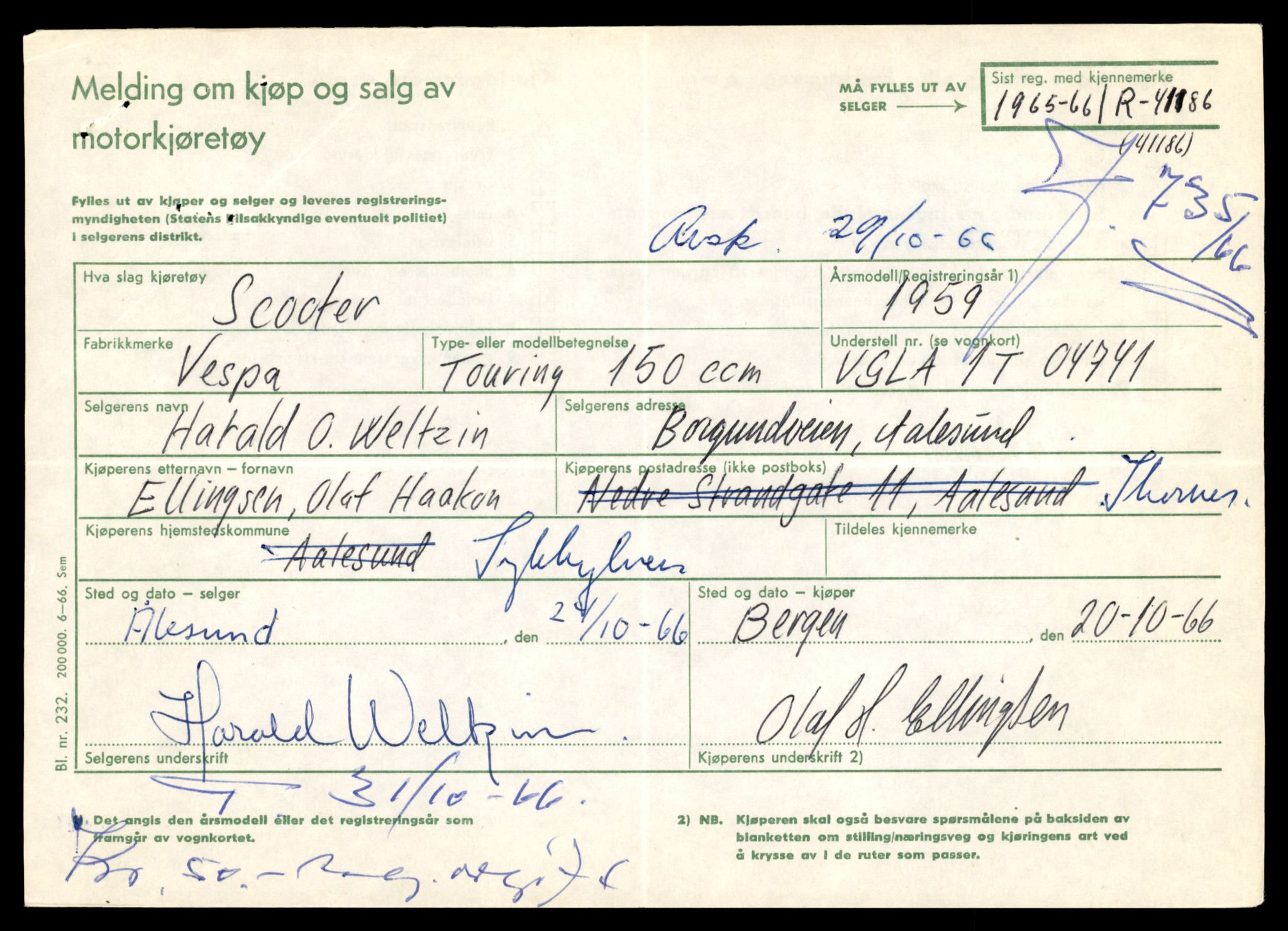 Møre og Romsdal vegkontor - Ålesund trafikkstasjon, AV/SAT-A-4099/F/Fe/L0041: Registreringskort for kjøretøy T 13710 - T 13905, 1927-1998, s. 635