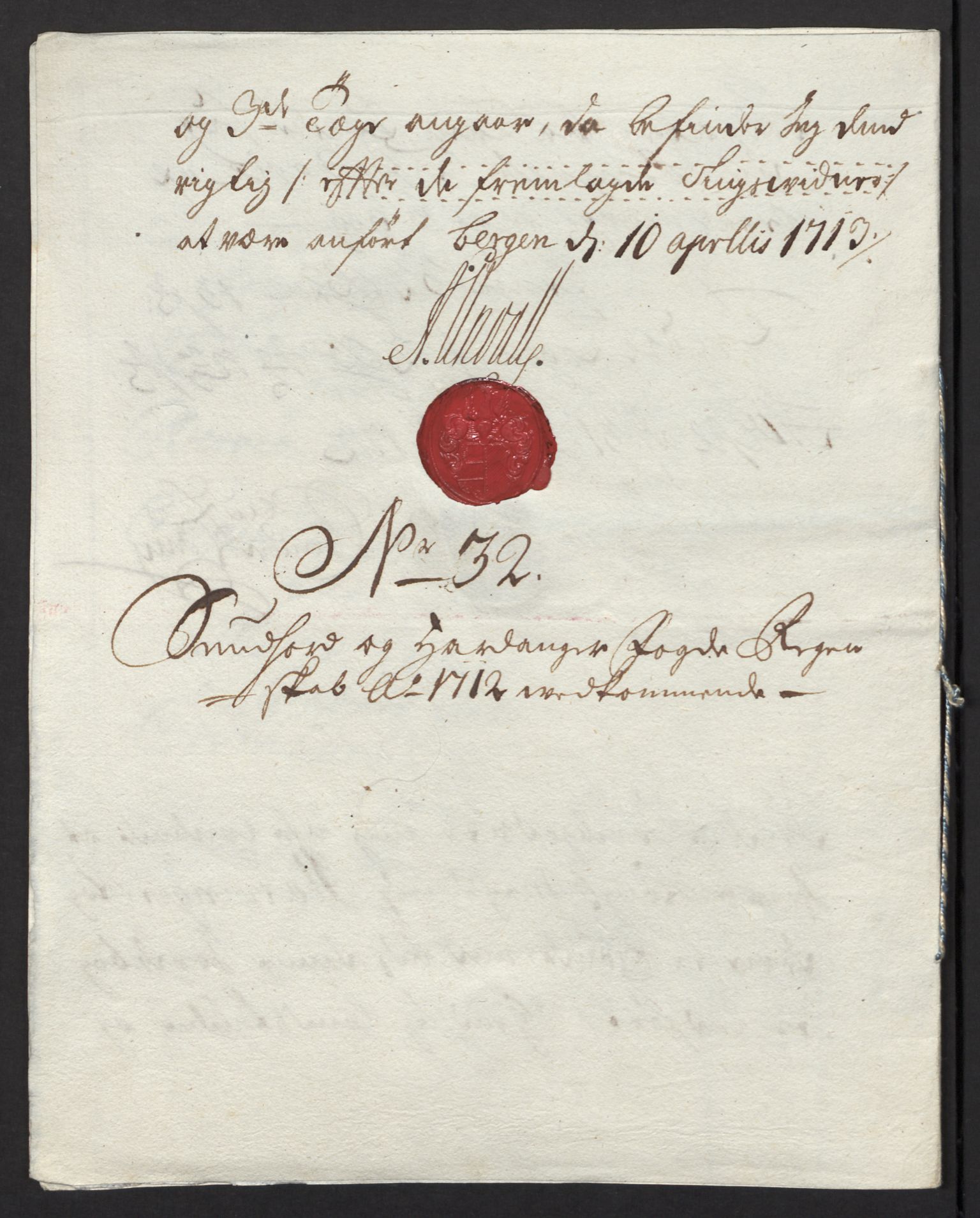 Rentekammeret inntil 1814, Reviderte regnskaper, Fogderegnskap, RA/EA-4092/R48/L2988: Fogderegnskap Sunnhordland og Hardanger, 1712, s. 305