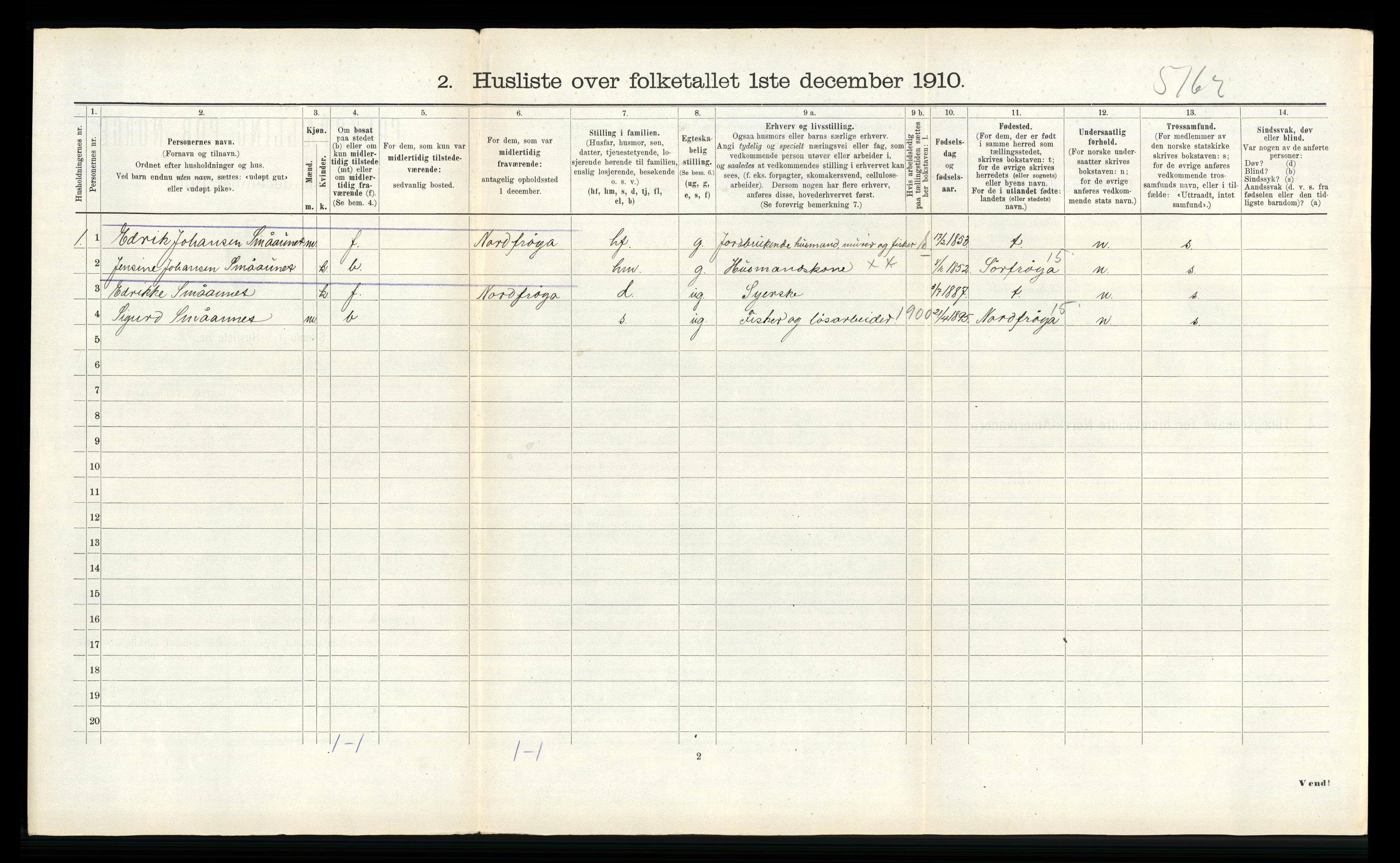 RA, Folketelling 1910 for 1617 Hitra herred, 1910, s. 138