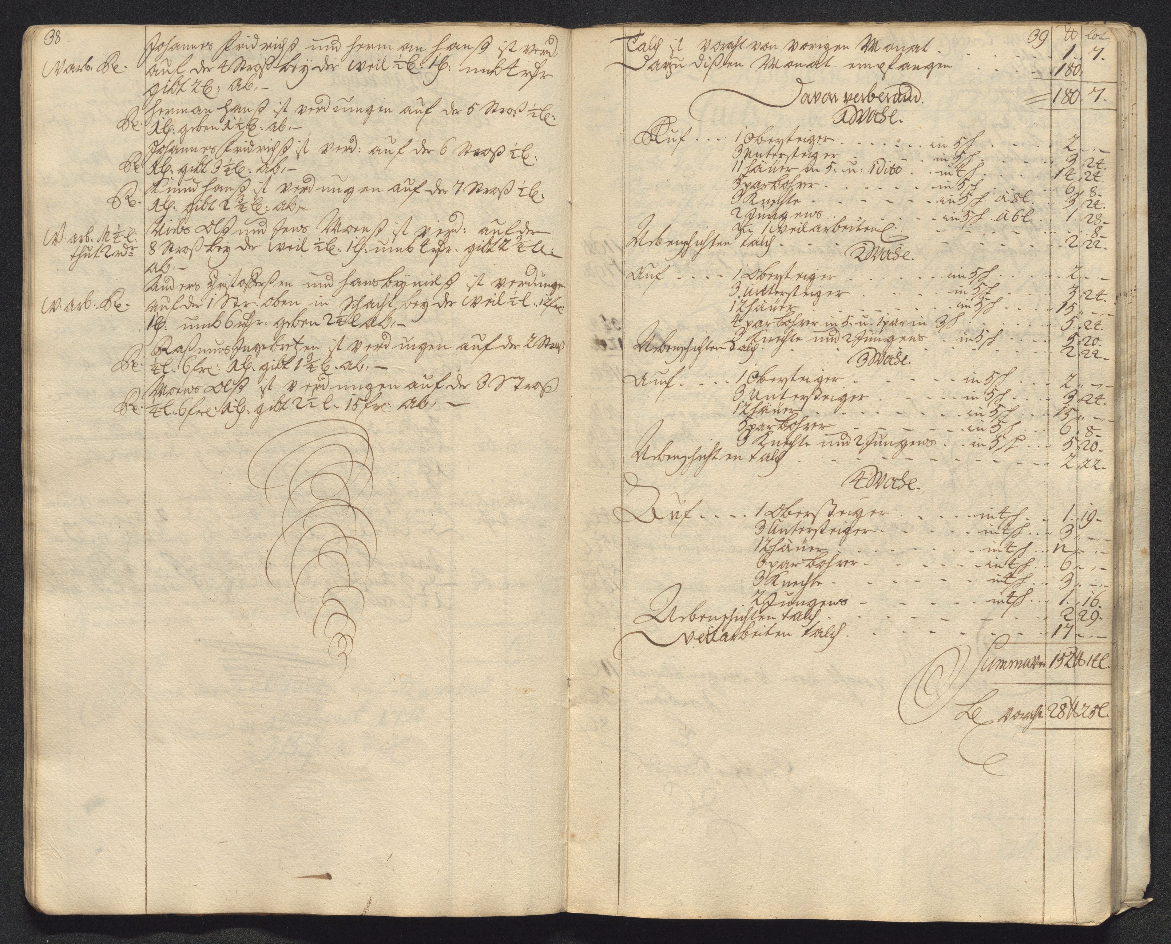 Kongsberg Sølvverk 1623-1816, AV/SAKO-EA-3135/001/D/Dc/Dcd/L0099: Utgiftsregnskap for gruver m.m., 1710, s. 452