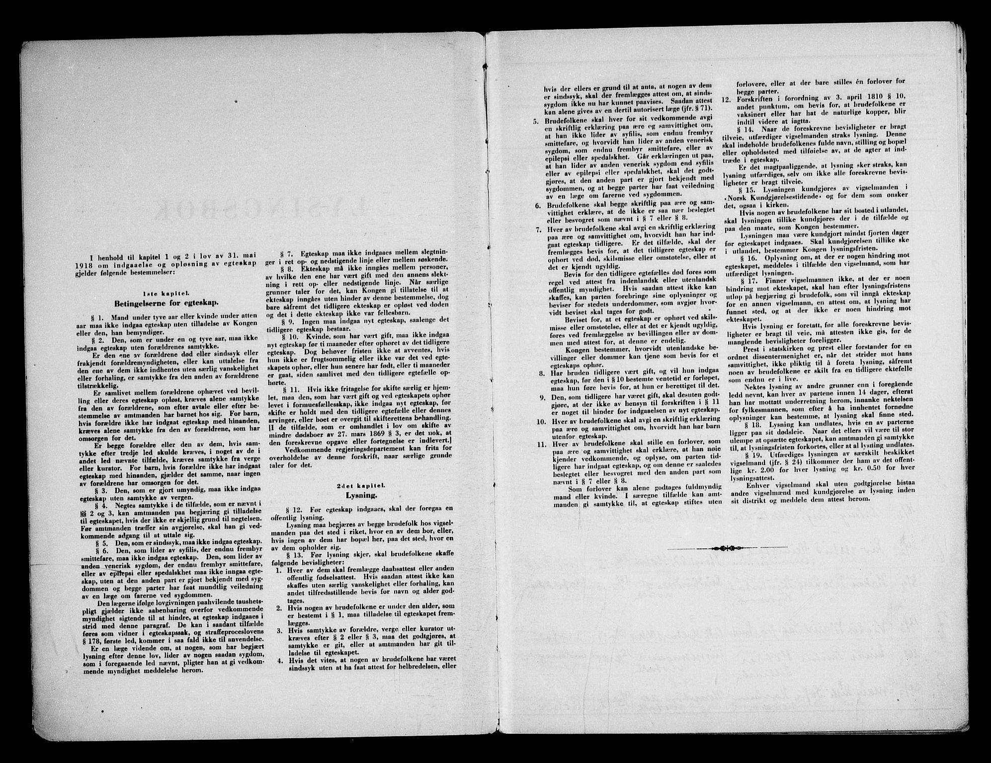 Notodden kirkebøker, SAKO/A-290/H/Ha/L0002: Lysningsprotokoll nr. 2, 1946-1958