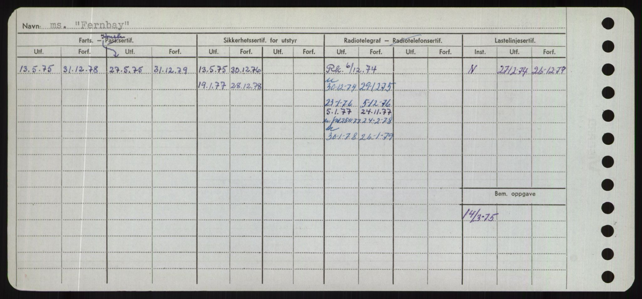 Sjøfartsdirektoratet med forløpere, Skipsmålingen, RA/S-1627/H/Hd/L0010: Fartøy, F-Fjø, s. 310