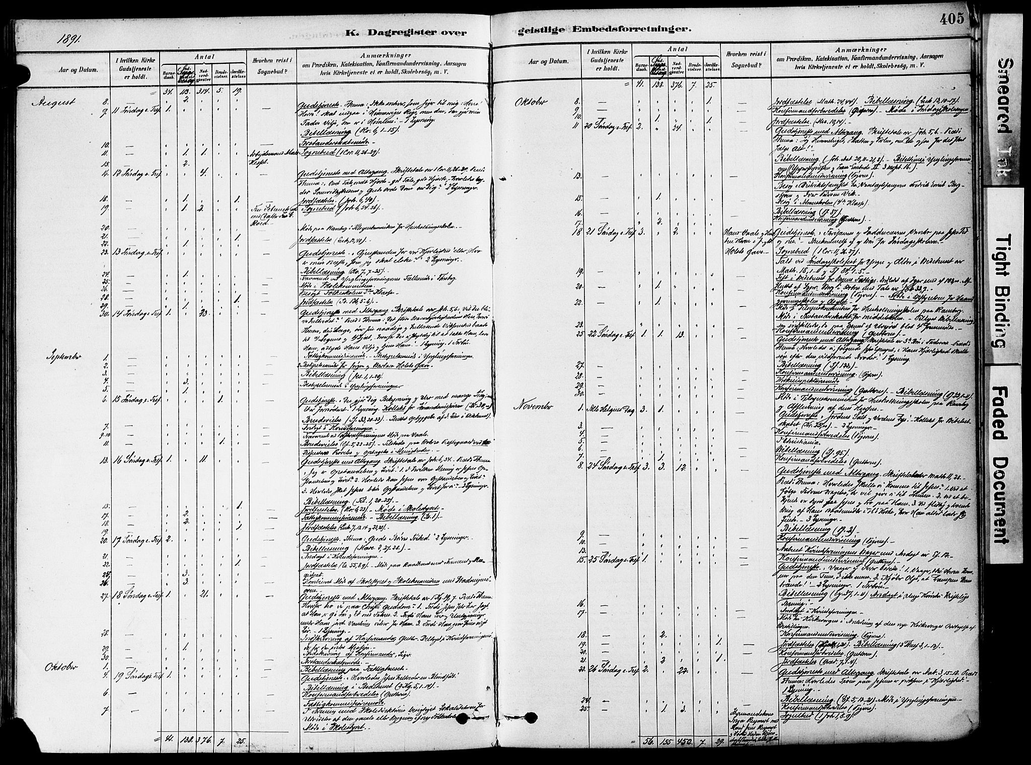 Holmestrand kirkebøker, AV/SAKO-A-346/F/Fa/L0004: Ministerialbok nr. 4, 1880-1901, s. 405