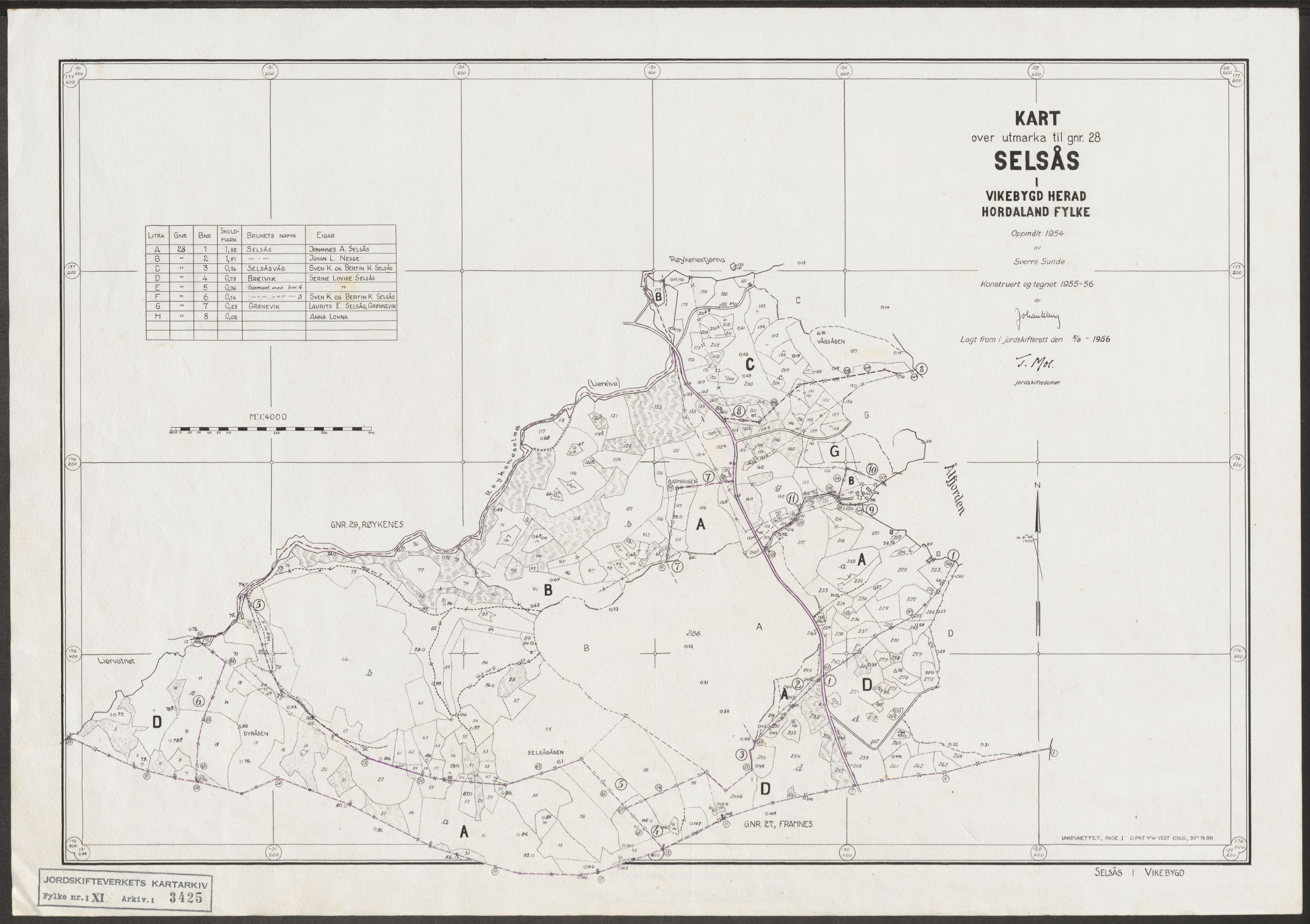 Jordskifteverkets kartarkiv, RA/S-3929/T, 1859-1988, s. 3908