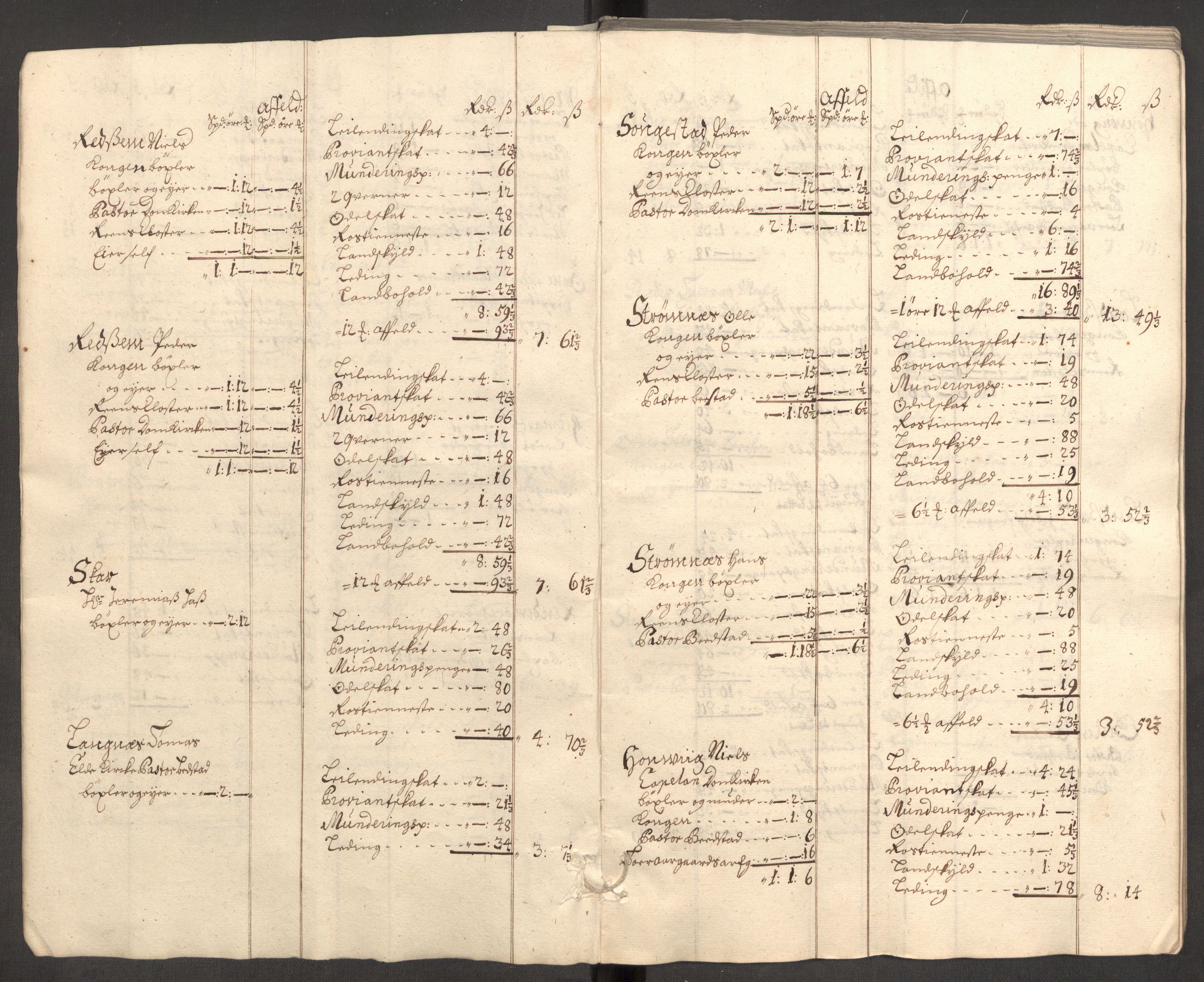 Rentekammeret inntil 1814, Reviderte regnskaper, Fogderegnskap, AV/RA-EA-4092/R63/L4315: Fogderegnskap Inderøy, 1706-1707, s. 26