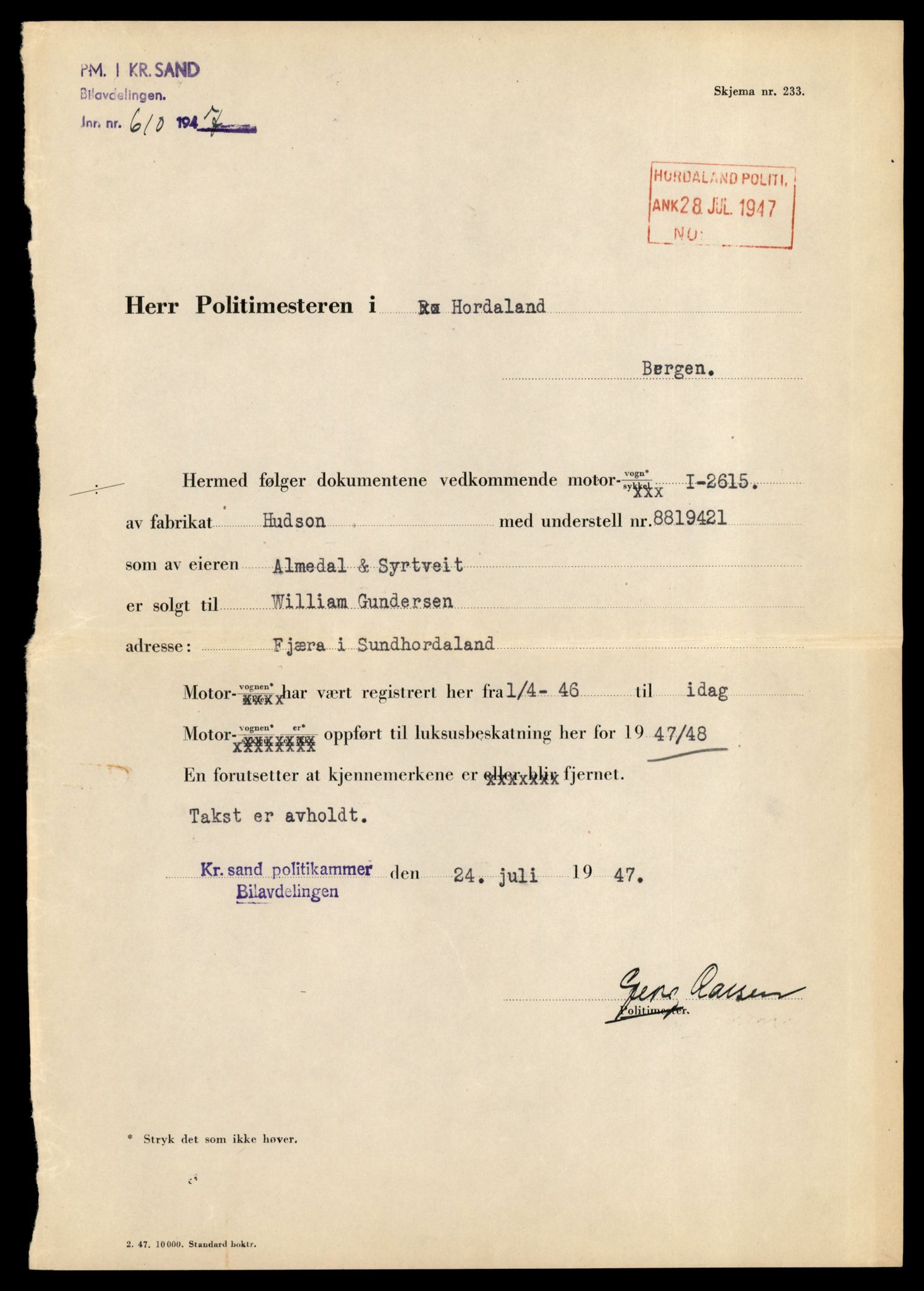 Møre og Romsdal vegkontor - Ålesund trafikkstasjon, AV/SAT-A-4099/F/Fe/L0044: Registreringskort for kjøretøy T 14205 - T 14319, 1927-1998, s. 500