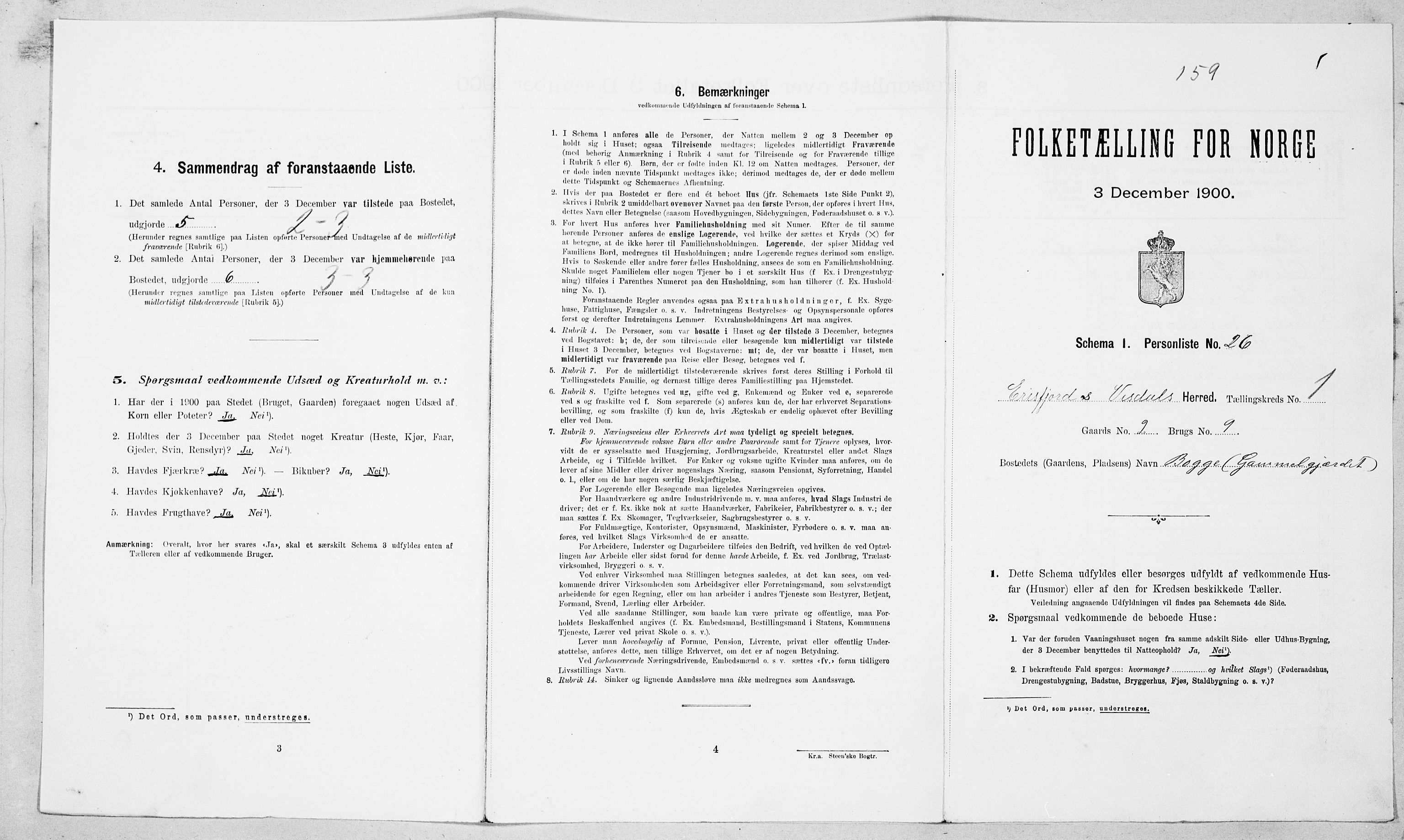 SAT, Folketelling 1900 for 1542 Eresfjord og Vistdal herred, 1900, s. 101