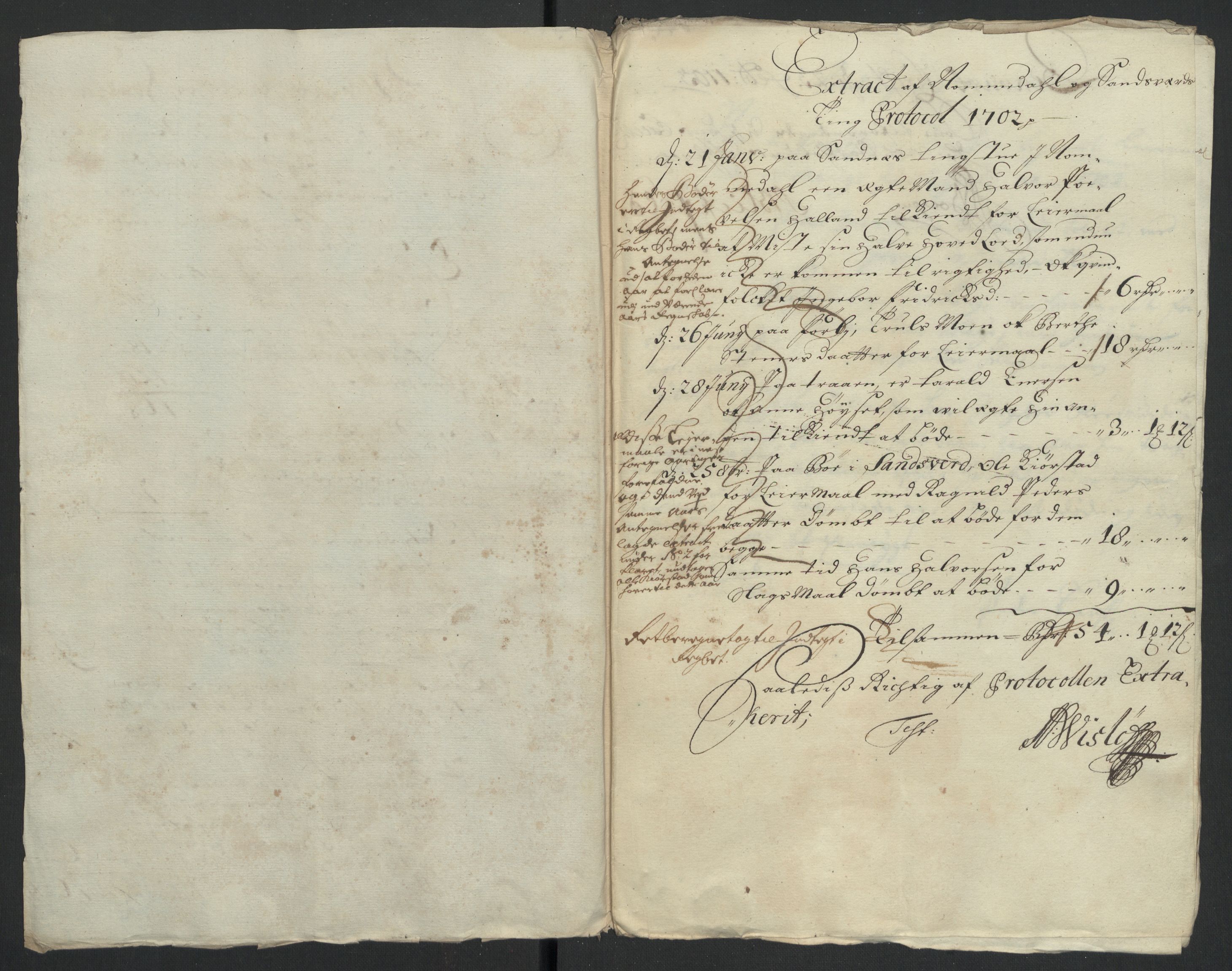 Rentekammeret inntil 1814, Reviderte regnskaper, Fogderegnskap, AV/RA-EA-4092/R24/L1580: Fogderegnskap Numedal og Sandsvær, 1702, s. 36