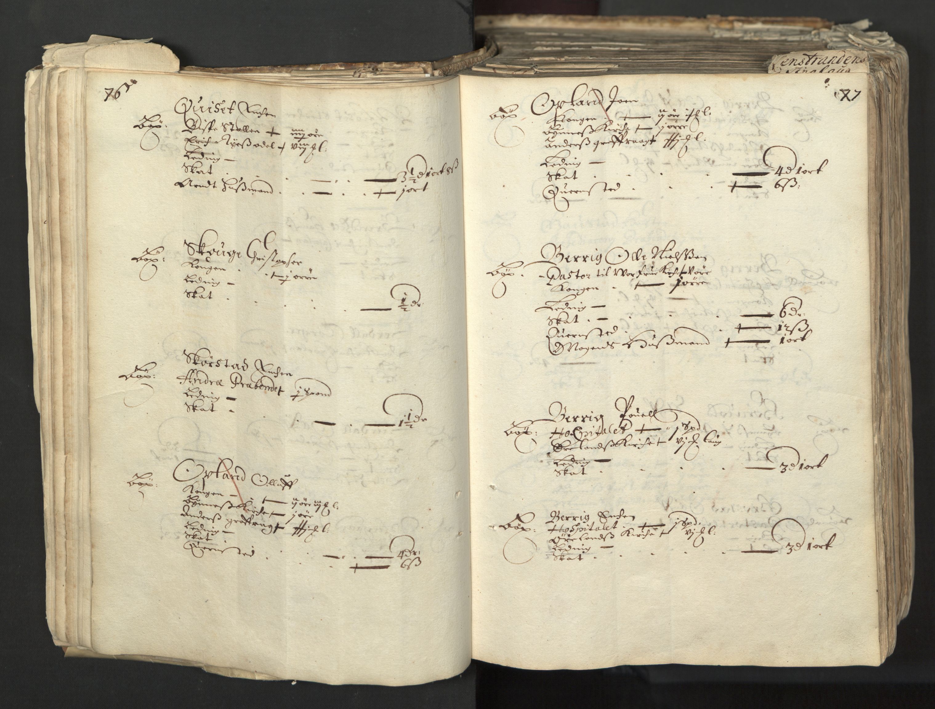 Rentekammeret inntil 1814, Realistisk ordnet avdeling, AV/RA-EA-4070/L/L0027: Trondheim lagdømme:, 1661, s. 76-77