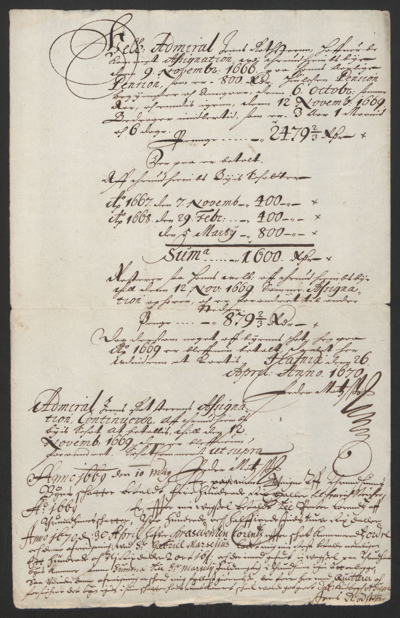 Rentekammeret inntil 1814, Reviderte regnskaper, Byregnskaper, AV/RA-EA-4066/R/Rs/L0504: [S1] Kontribusjonsregnskap, 1631-1684, s. 59