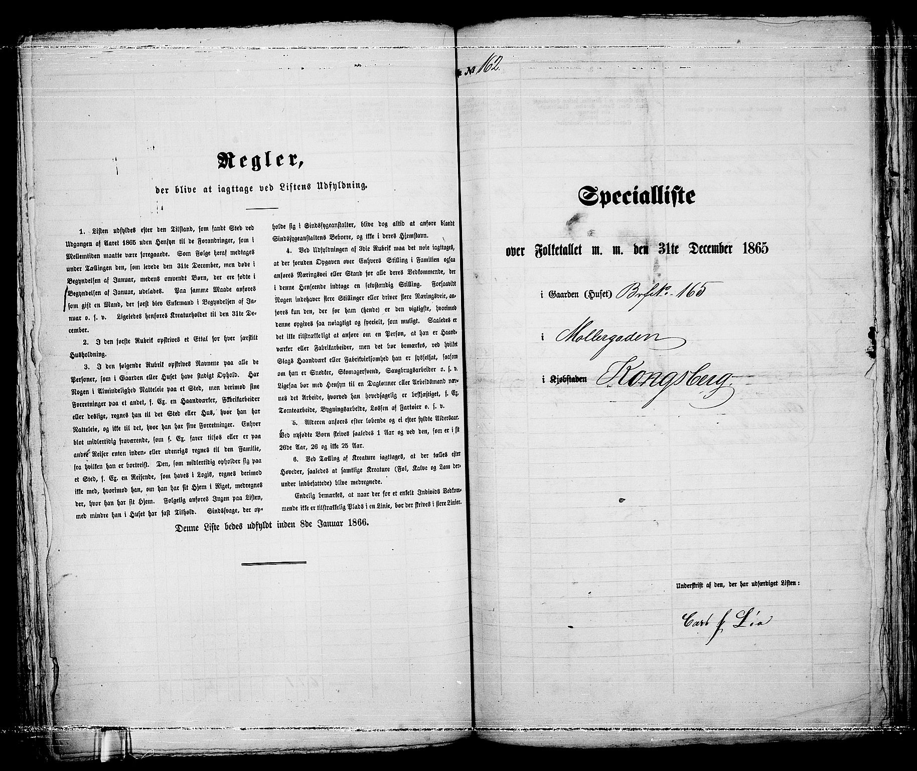 RA, Folketelling 1865 for 0604B Kongsberg prestegjeld, Kongsberg kjøpstad, 1865, s. 336