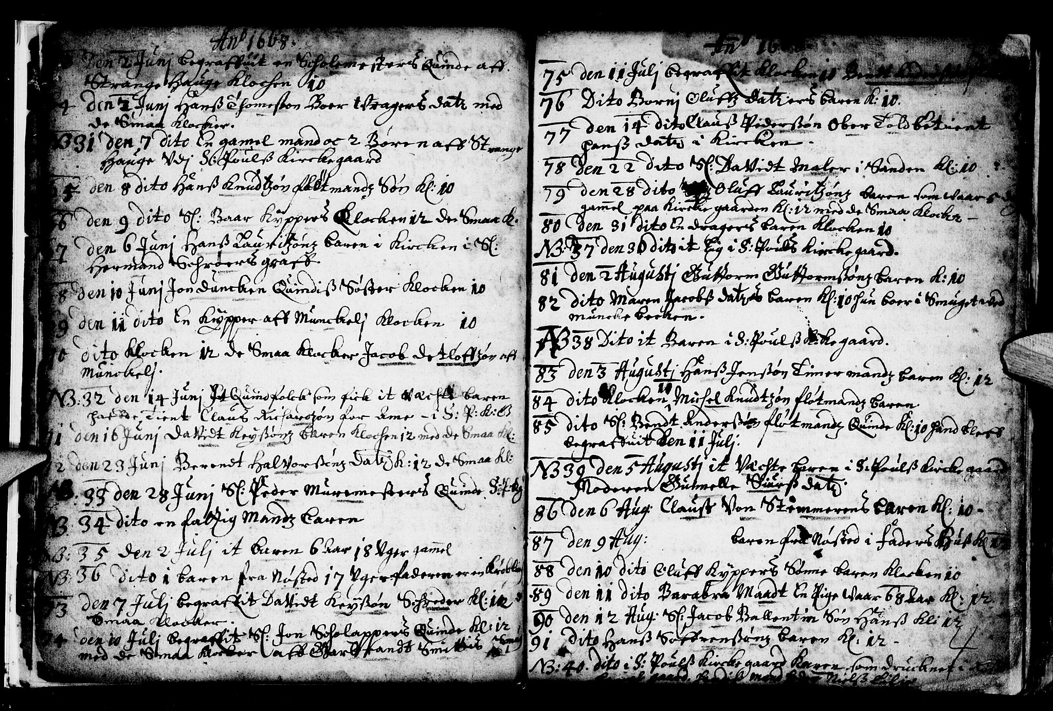 Nykirken Sokneprestembete, AV/SAB-A-77101/H/Haa/L0001: Ministerialbok nr. A 1, 1668-1820, s. 4