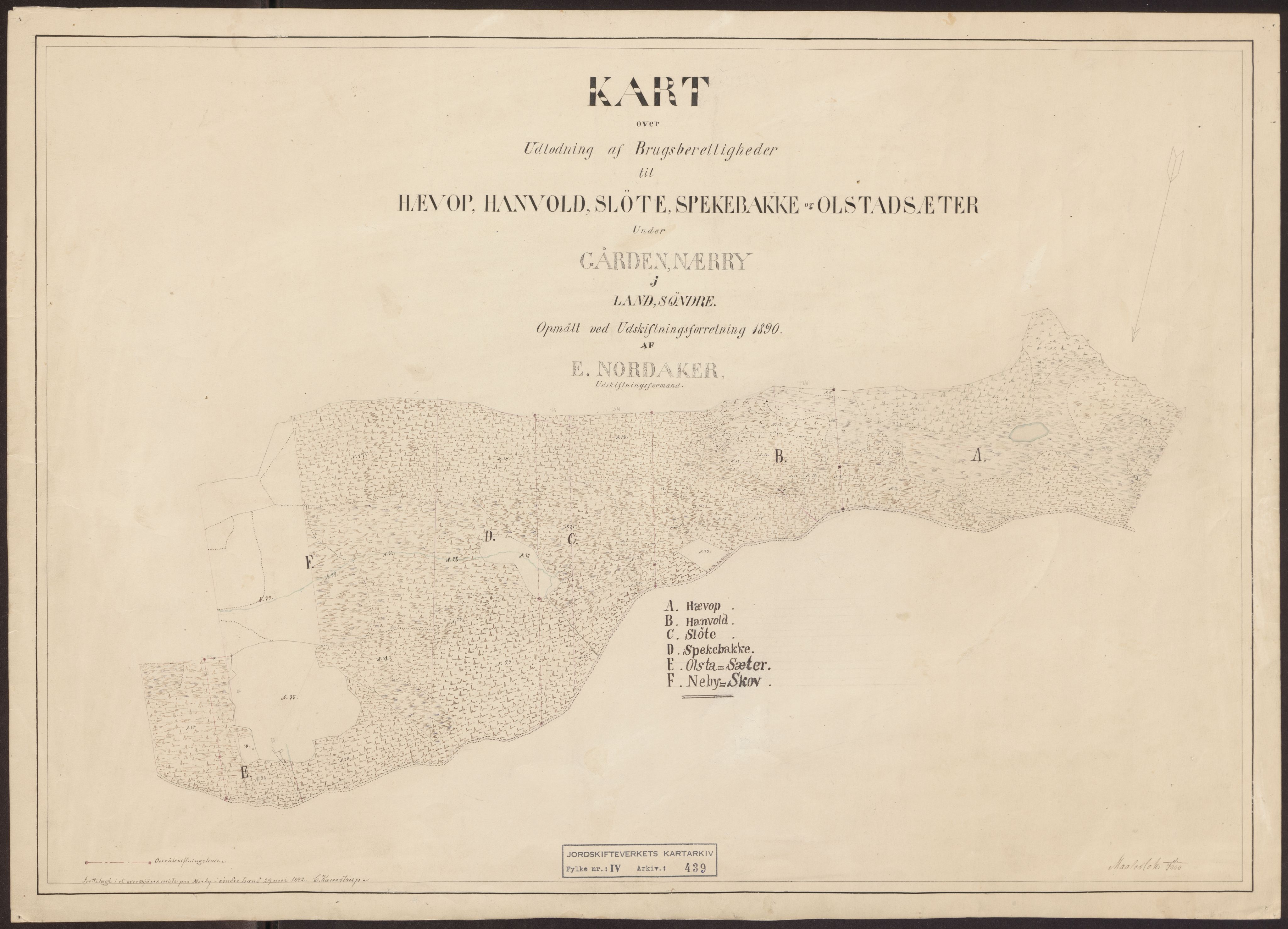 Jordskifteverkets kartarkiv, AV/RA-S-3929/T, 1859-1988, s. 519