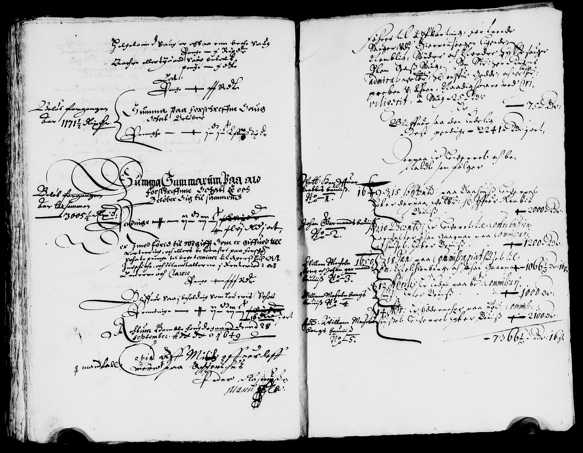 Rentekammeret inntil 1814, Reviderte regnskaper, Lensregnskaper, AV/RA-EA-5023/R/Rb/Rbp/L0035: Bratsberg len, 1648-1650