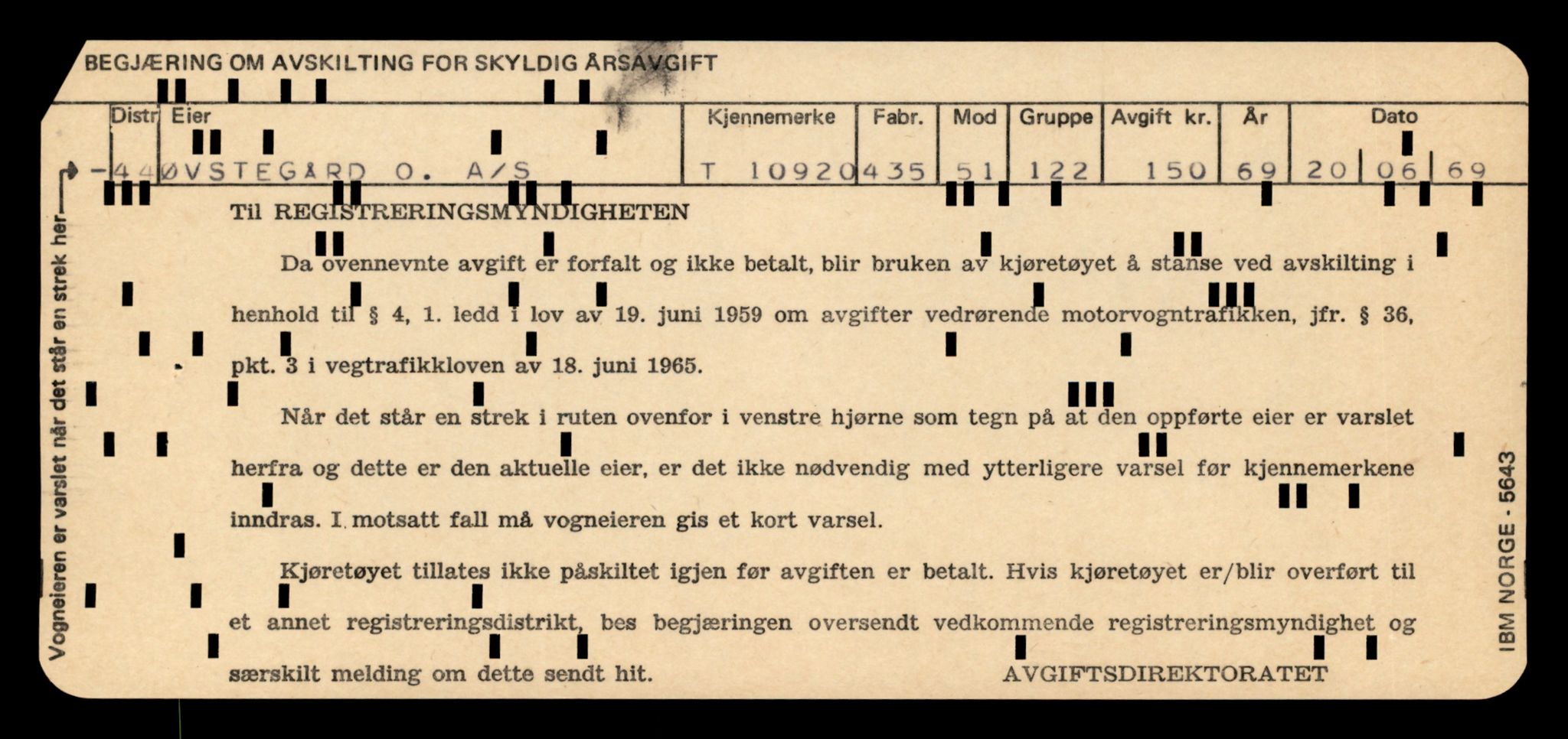 Møre og Romsdal vegkontor - Ålesund trafikkstasjon, AV/SAT-A-4099/F/Fe/L0024: Registreringskort for kjøretøy T 10810 - T 10930, 1927-1998, s. 2824