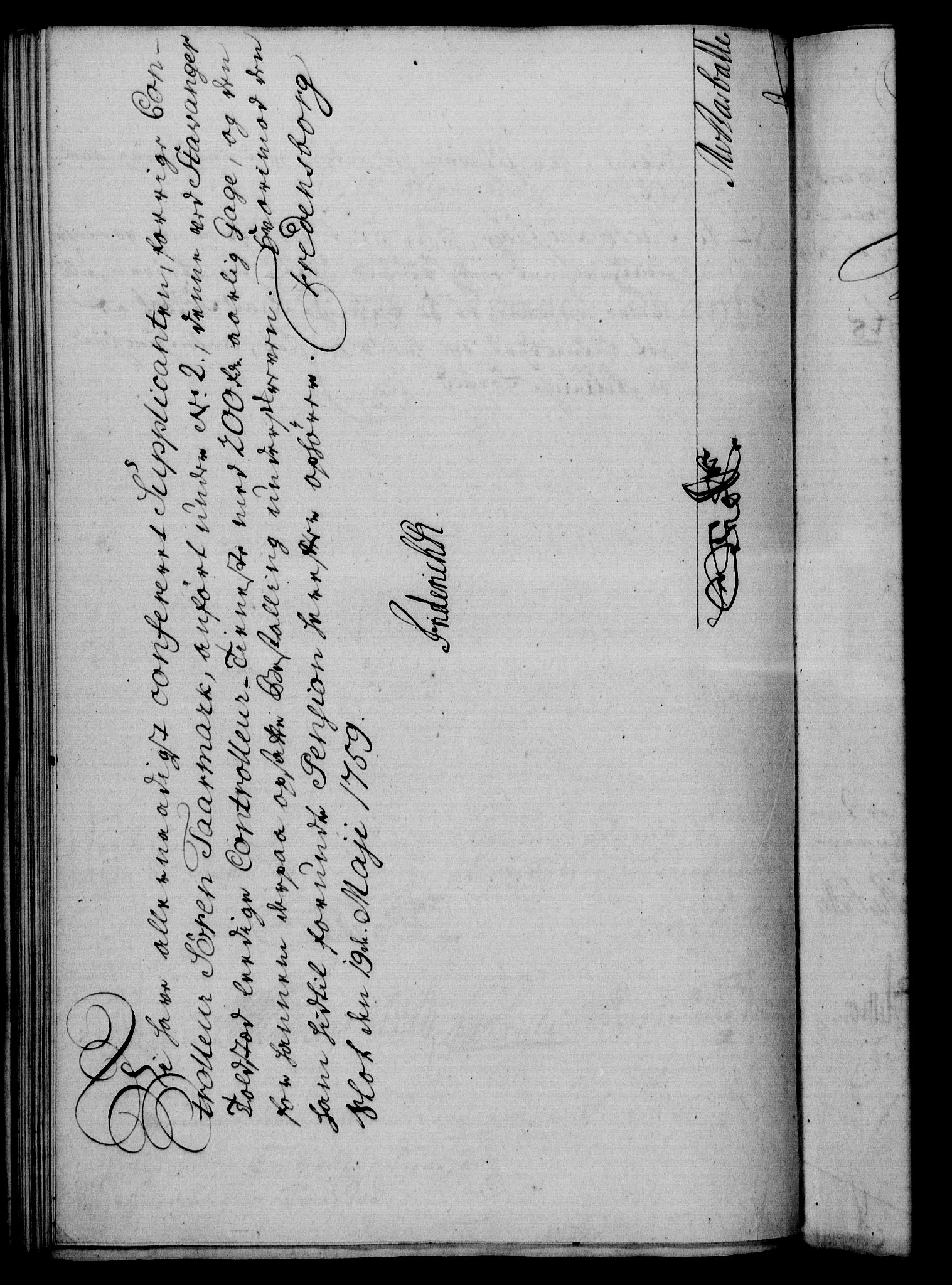 Rentekammeret, Kammerkanselliet, RA/EA-3111/G/Gf/Gfa/L0041: Norsk relasjons- og resolusjonsprotokoll (merket RK 52.41), 1759, s. 367