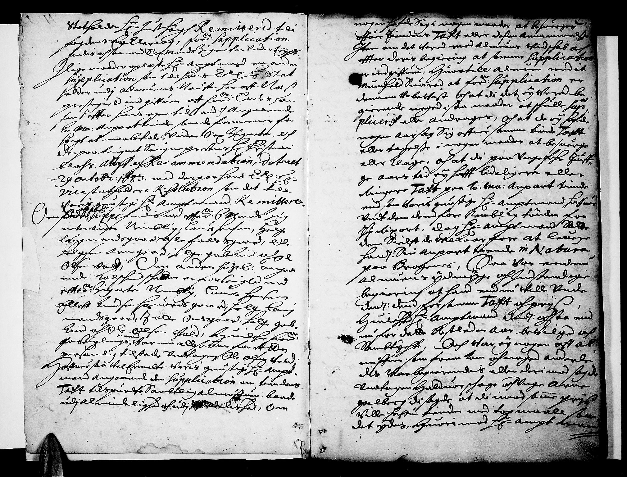 Ringerike og Hallingdal sorenskriveri, SAKO/A-81/F/Fa/Faa/L0018: Tingbok, 1684, s. 2