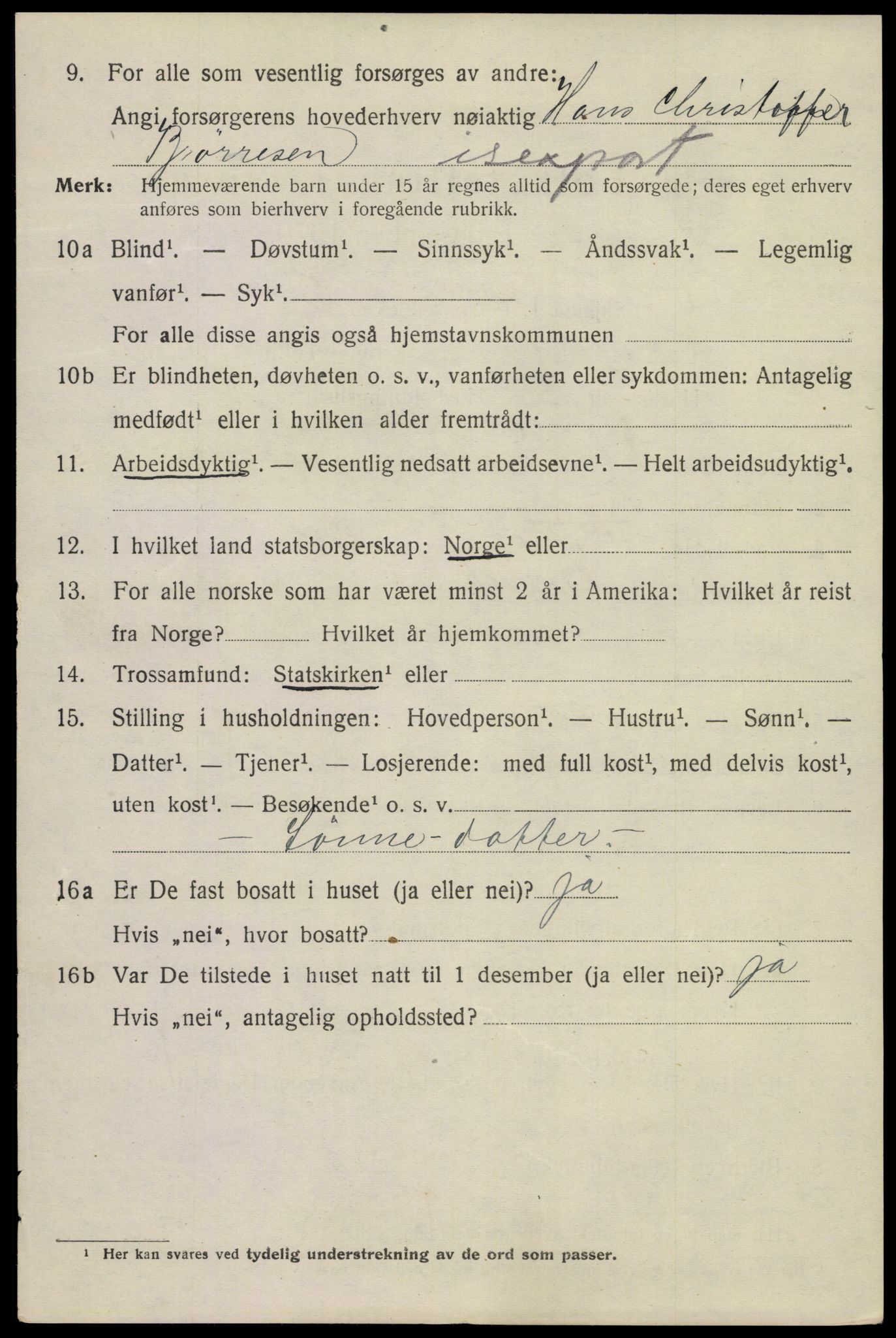 SAKO, Folketelling 1920 for 0801 Kragerø kjøpstad, 1920, s. 7648