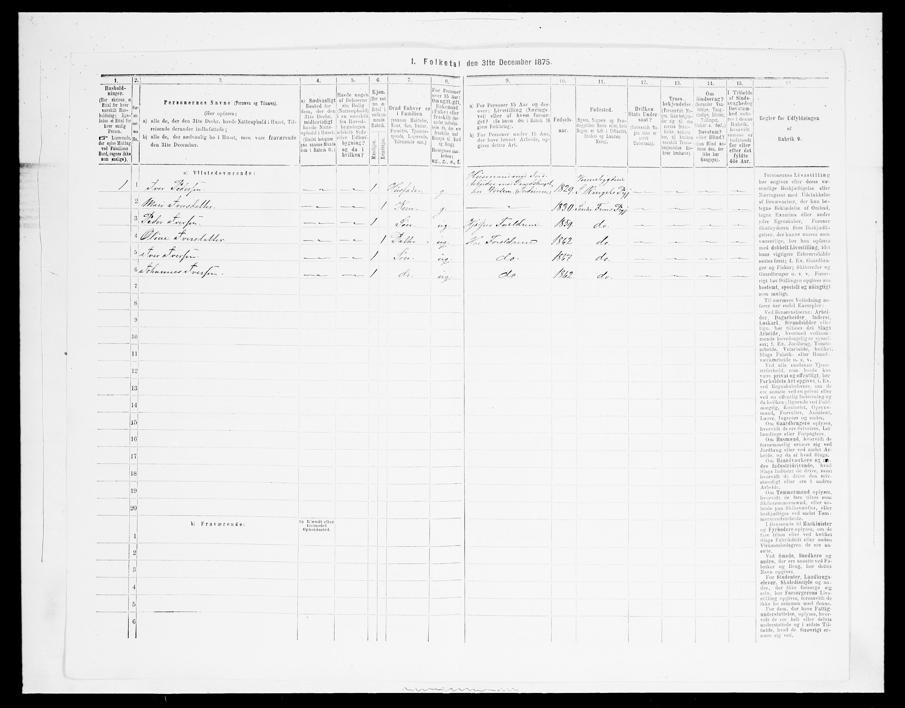 SAH, Folketelling 1875 for 0519P Sør-Fron prestegjeld, 1875, s. 971