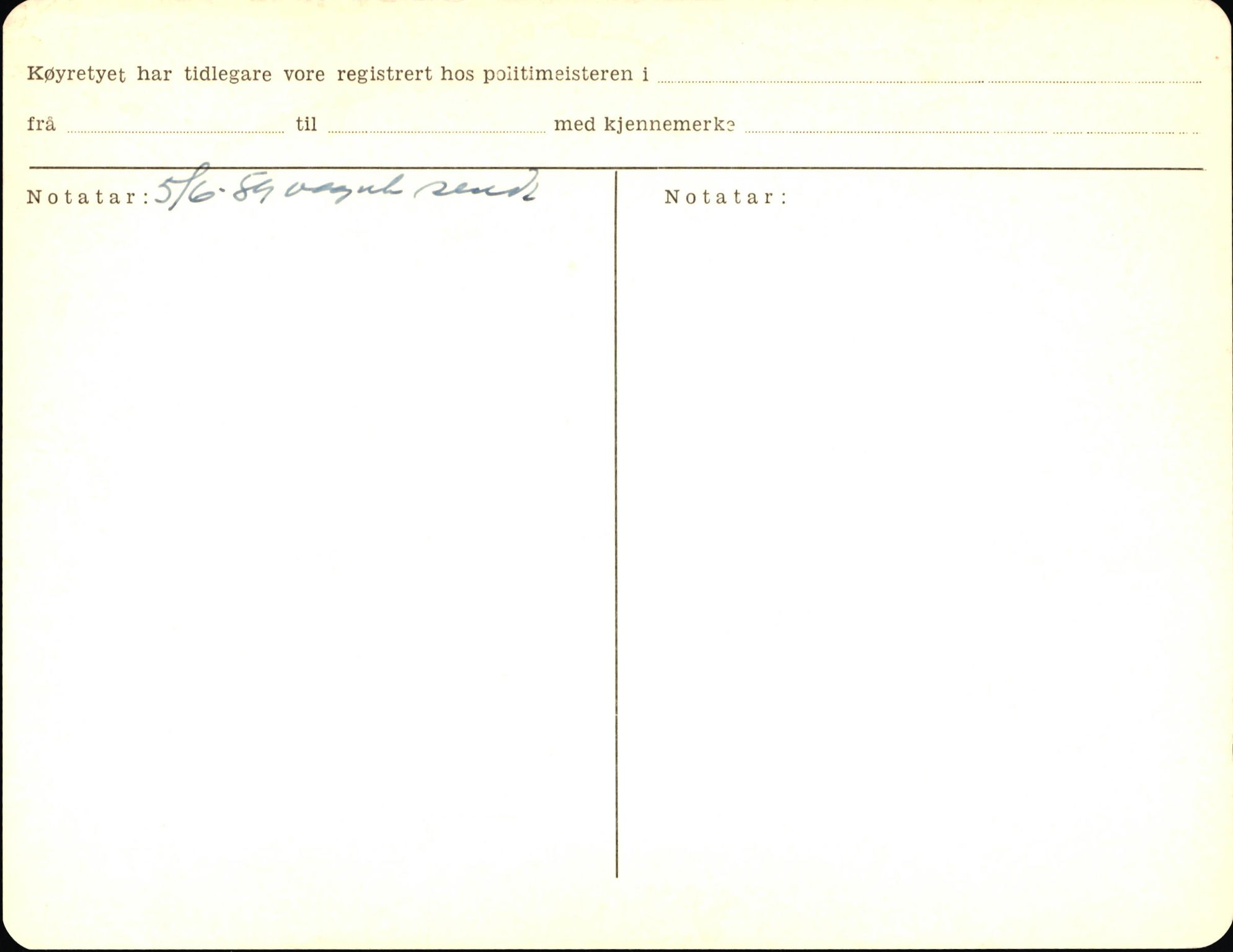 Statens vegvesen, Sogn og Fjordane vegkontor, AV/SAB-A-5301/4/F/L0003: Registerkort utmeldte Fjordane S1000-2499, 1930-1961, s. 91