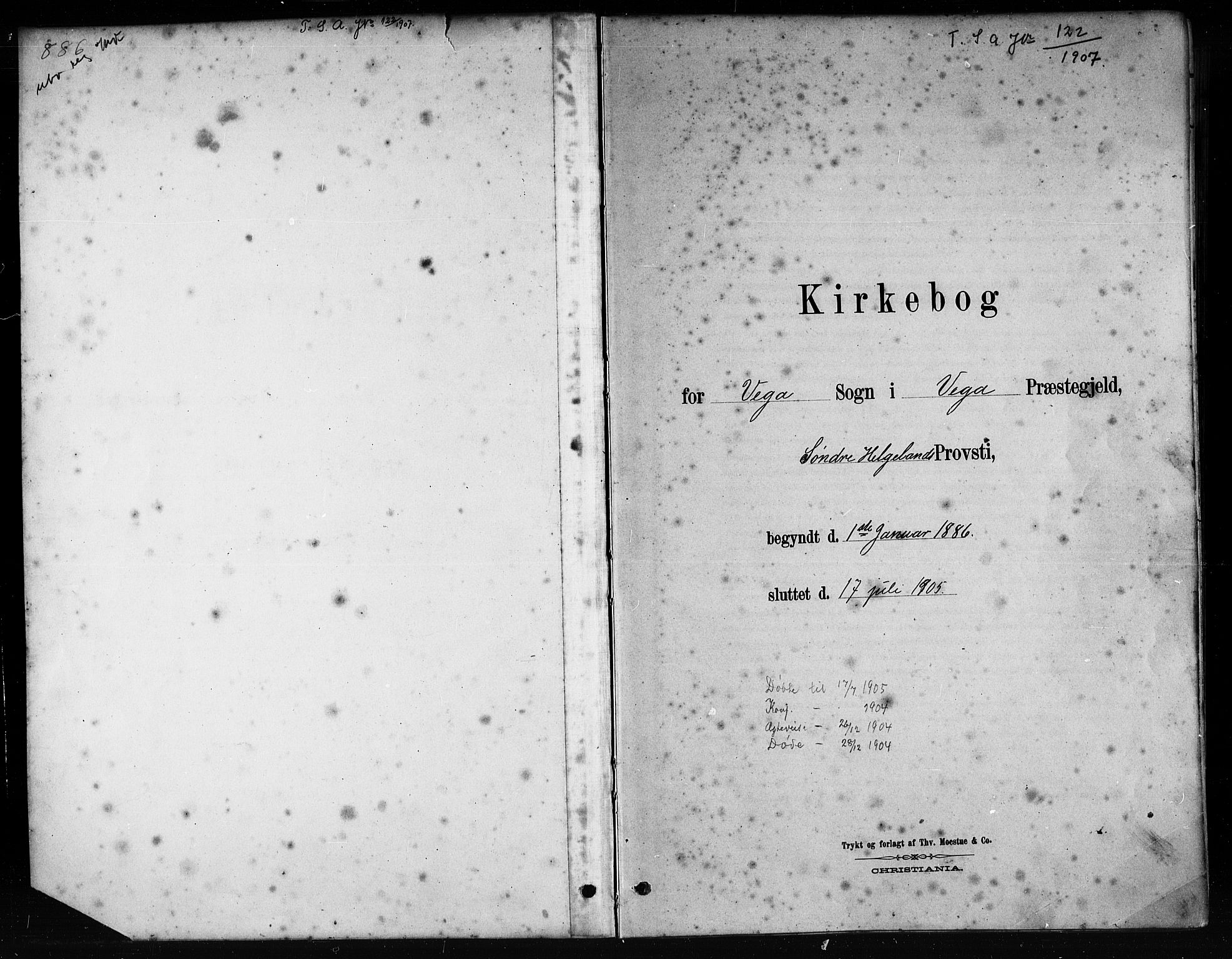 Ministerialprotokoller, klokkerbøker og fødselsregistre - Nordland, SAT/A-1459/816/L0253: Klokkerbok nr. 816C03, 1886-1905