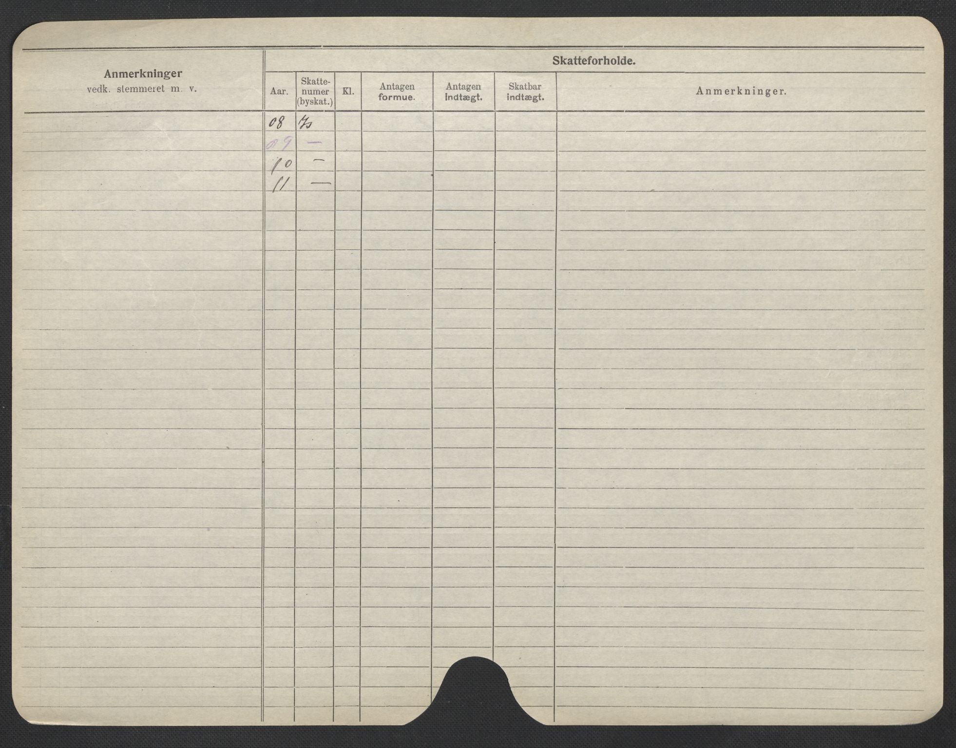 Oslo folkeregister, Registerkort, AV/SAO-A-11715/F/Fa/Fac/L0020: Kvinner, 1906-1914, s. 328b